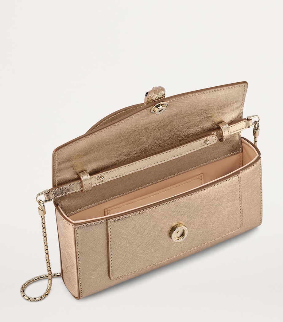 Serpenti Forever Cross-Body Phone Bag LIGHT GOLD Image 3