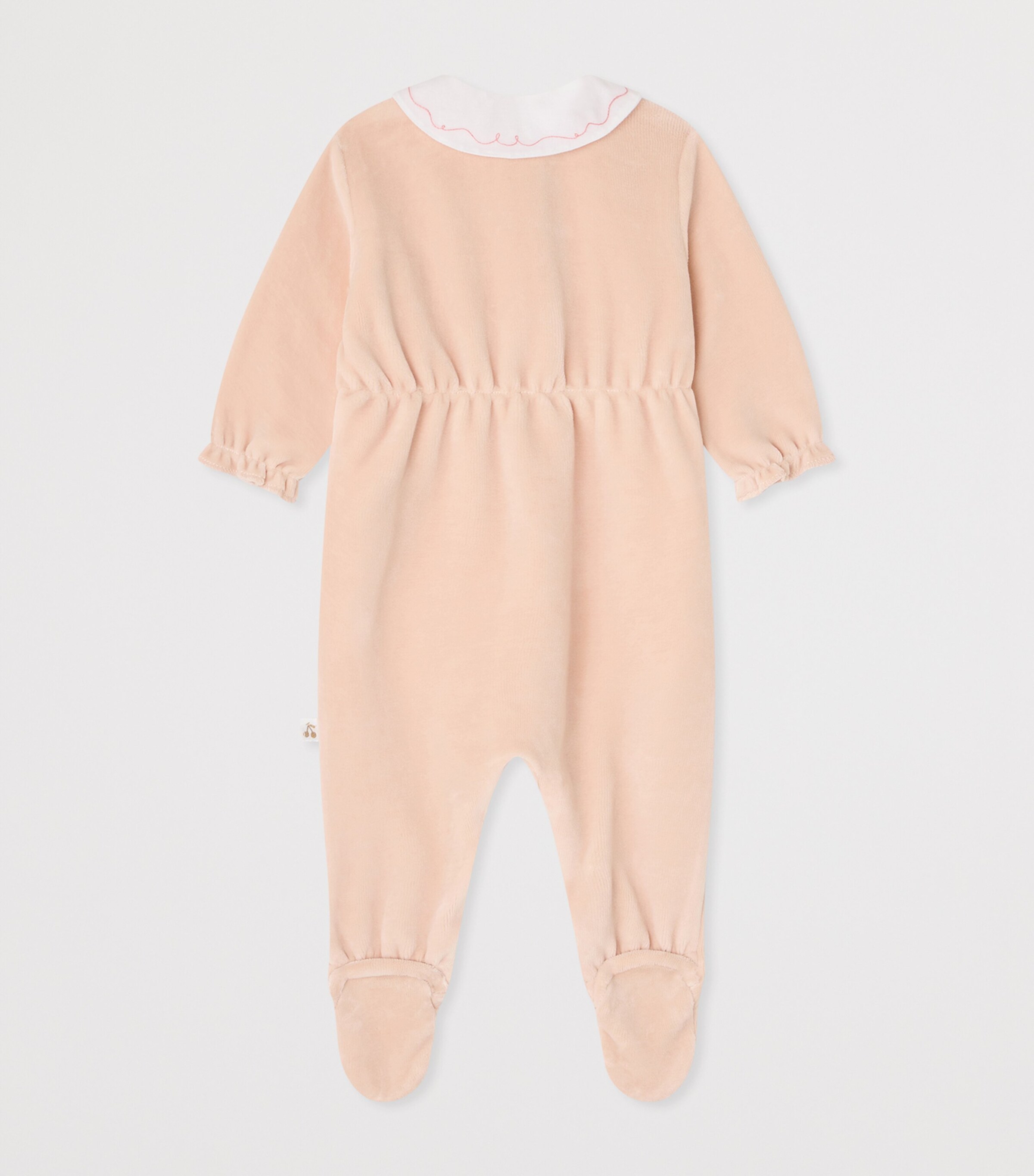 Bonpoint Velvet Collared All-In-One (1-18 Months) Rose Fane Image 2