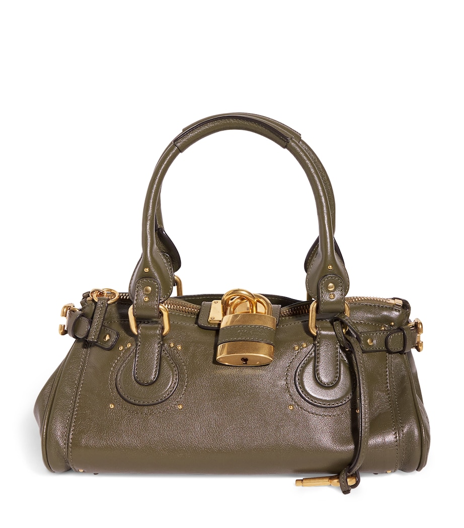 Medium Leather Spin Tote Bag WINTER IVY Image 1