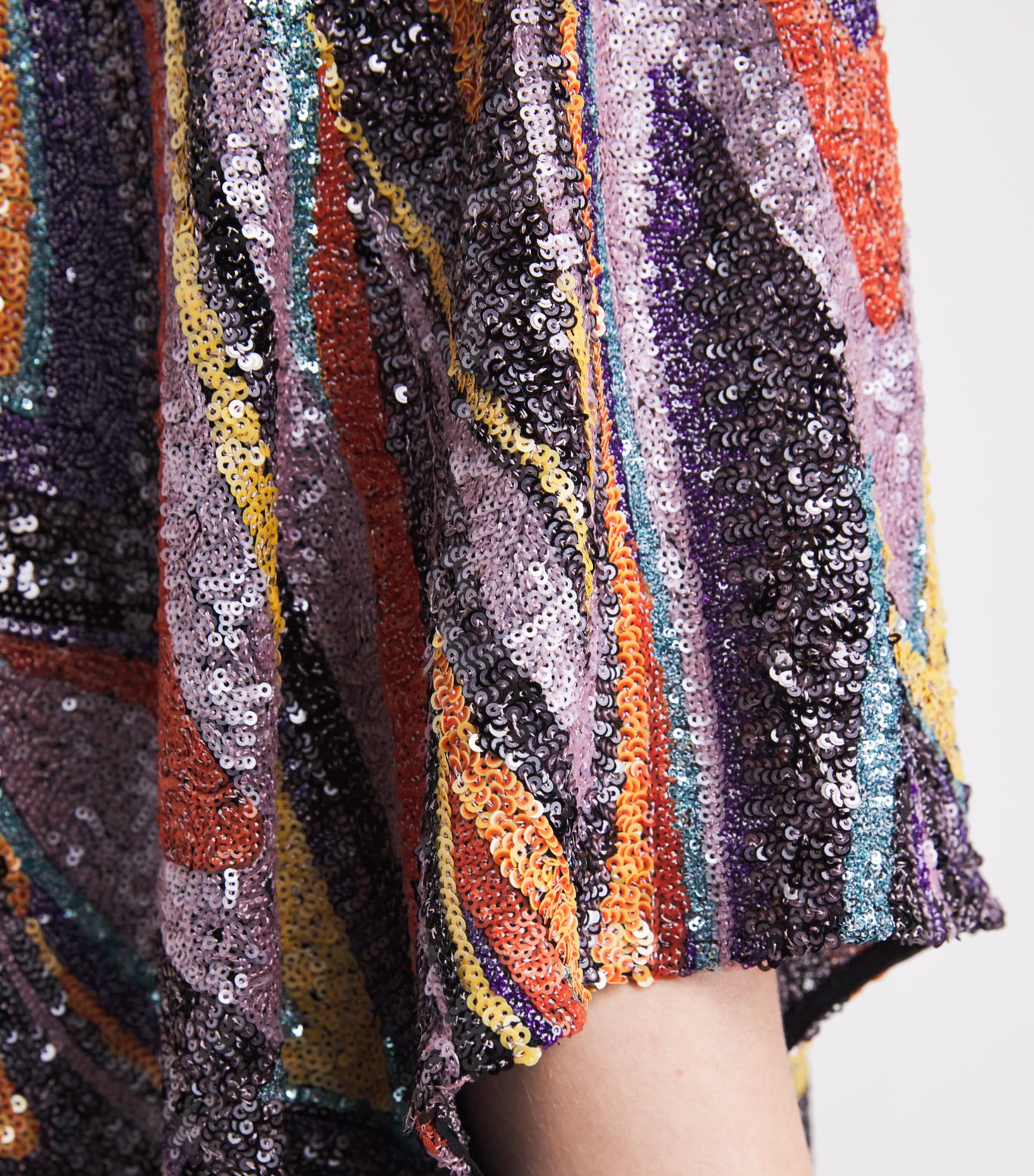 Taller Marmo Womens Sequin Gala Kaftan Maxi Dress Image 5
