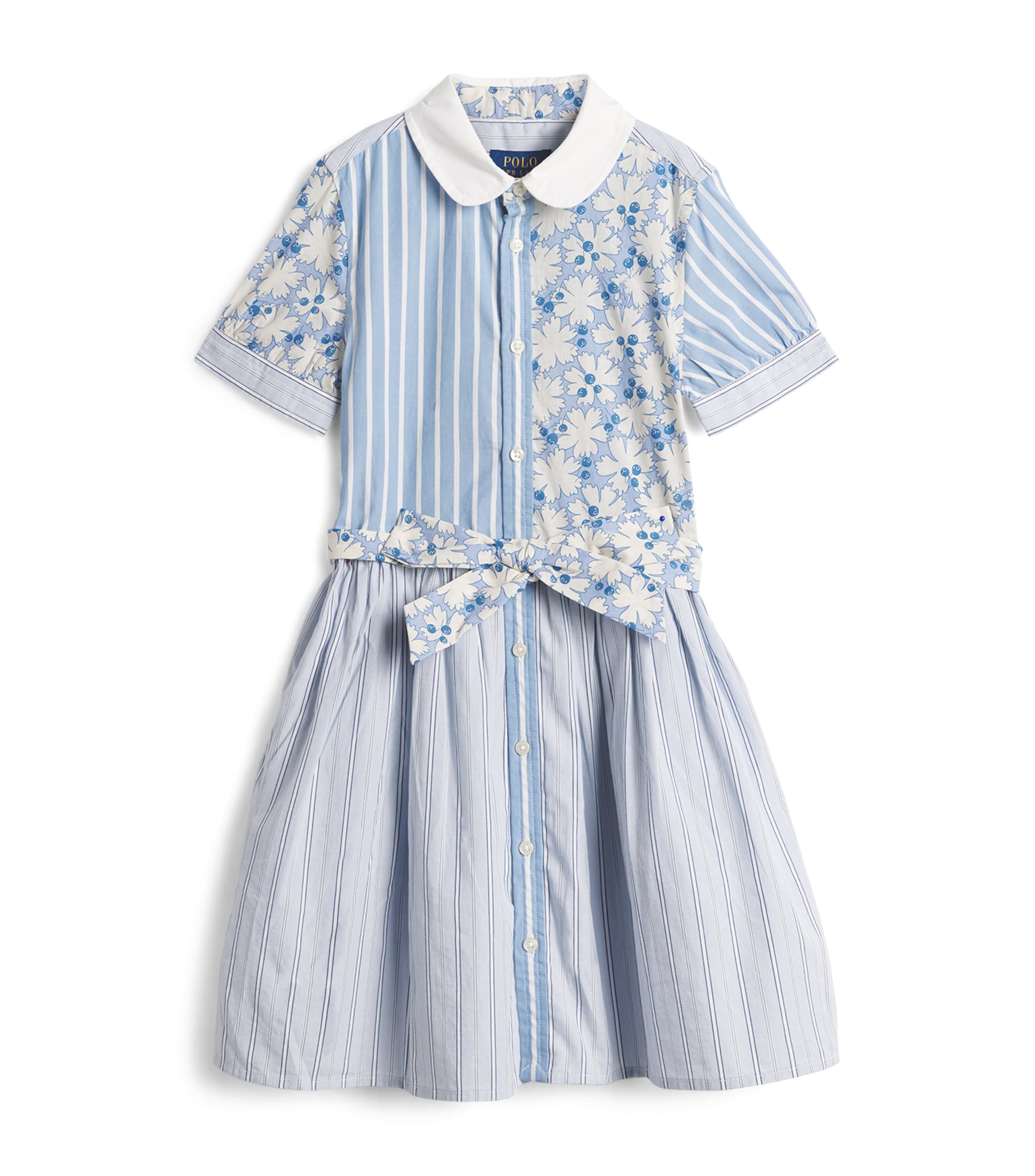 Ralph Lauren Kids Belted Printed Dress (2-6 Years) Image 1