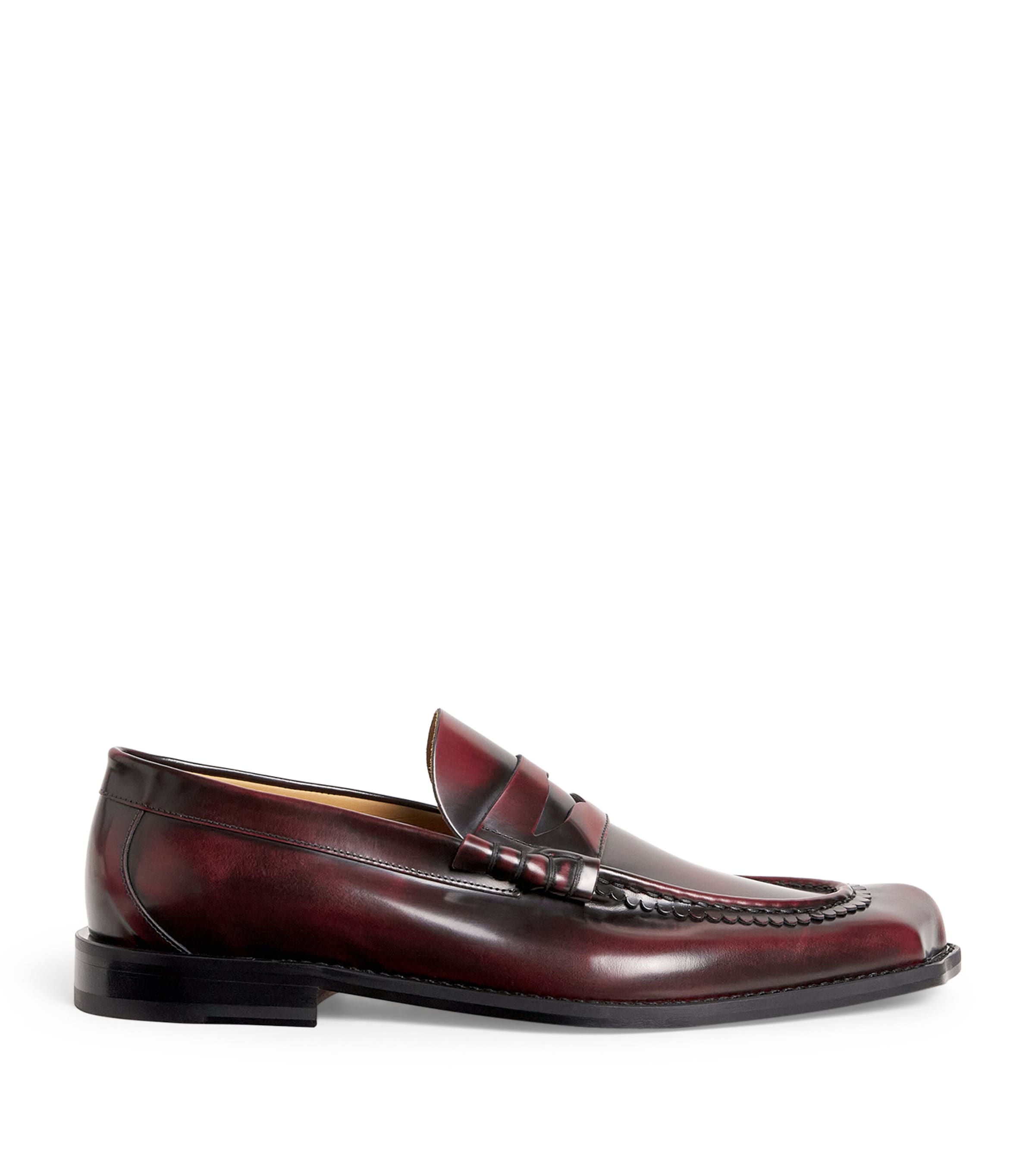 Patent Leather Coin Loafers I411 OXBLOOD Image 1