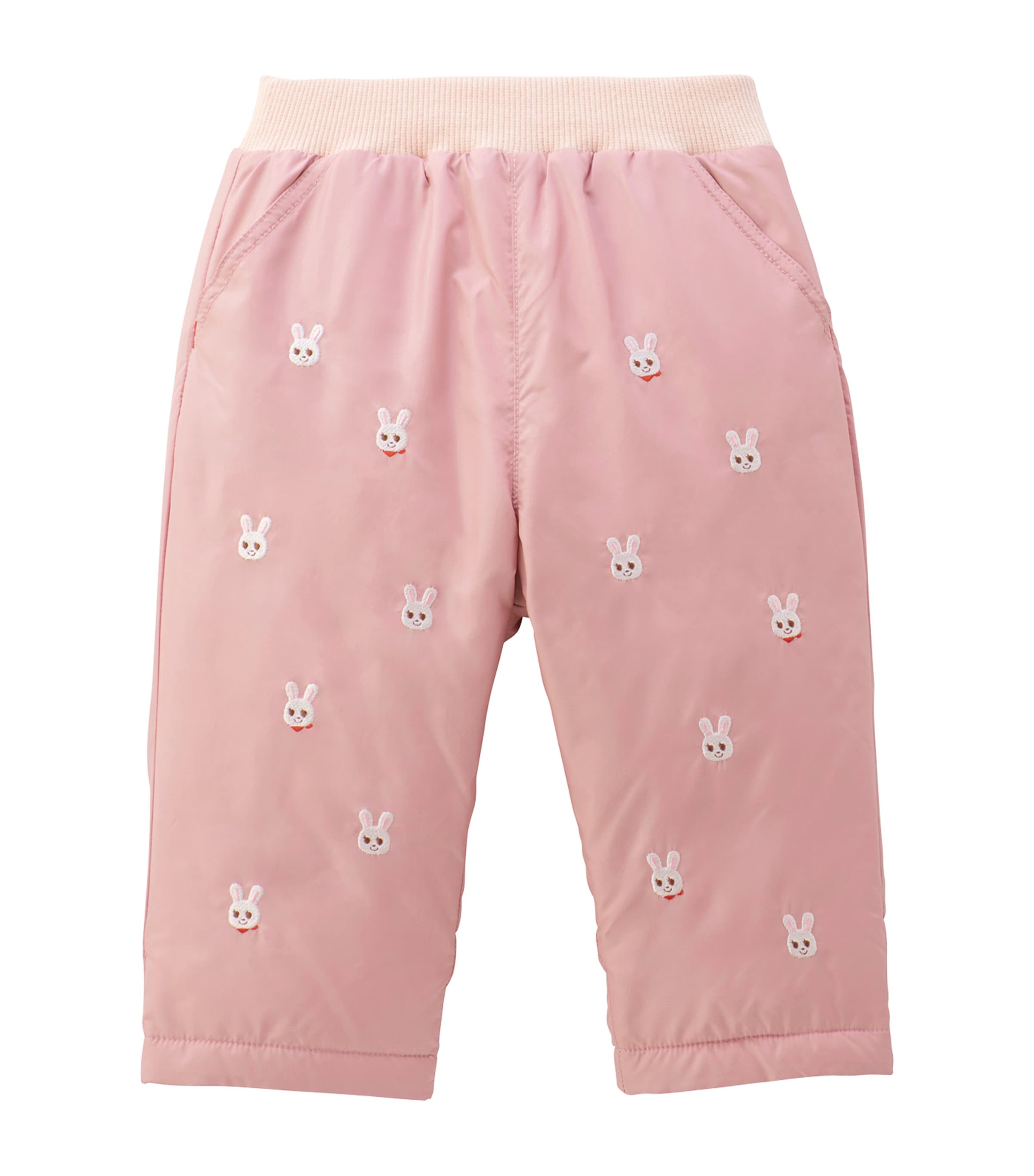 Miki House Kids' Down Rabbit Trousers In Pink