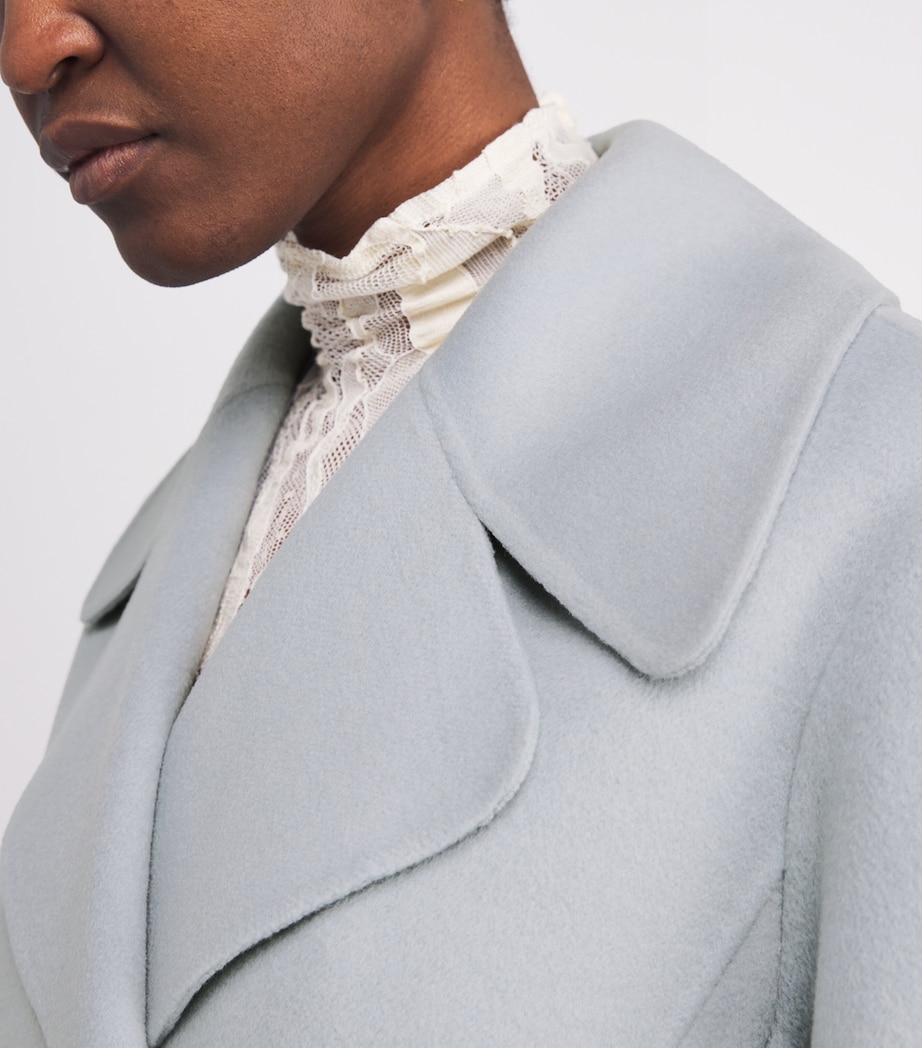 Wool-Blend Diana Peacoat SLATE Image 6