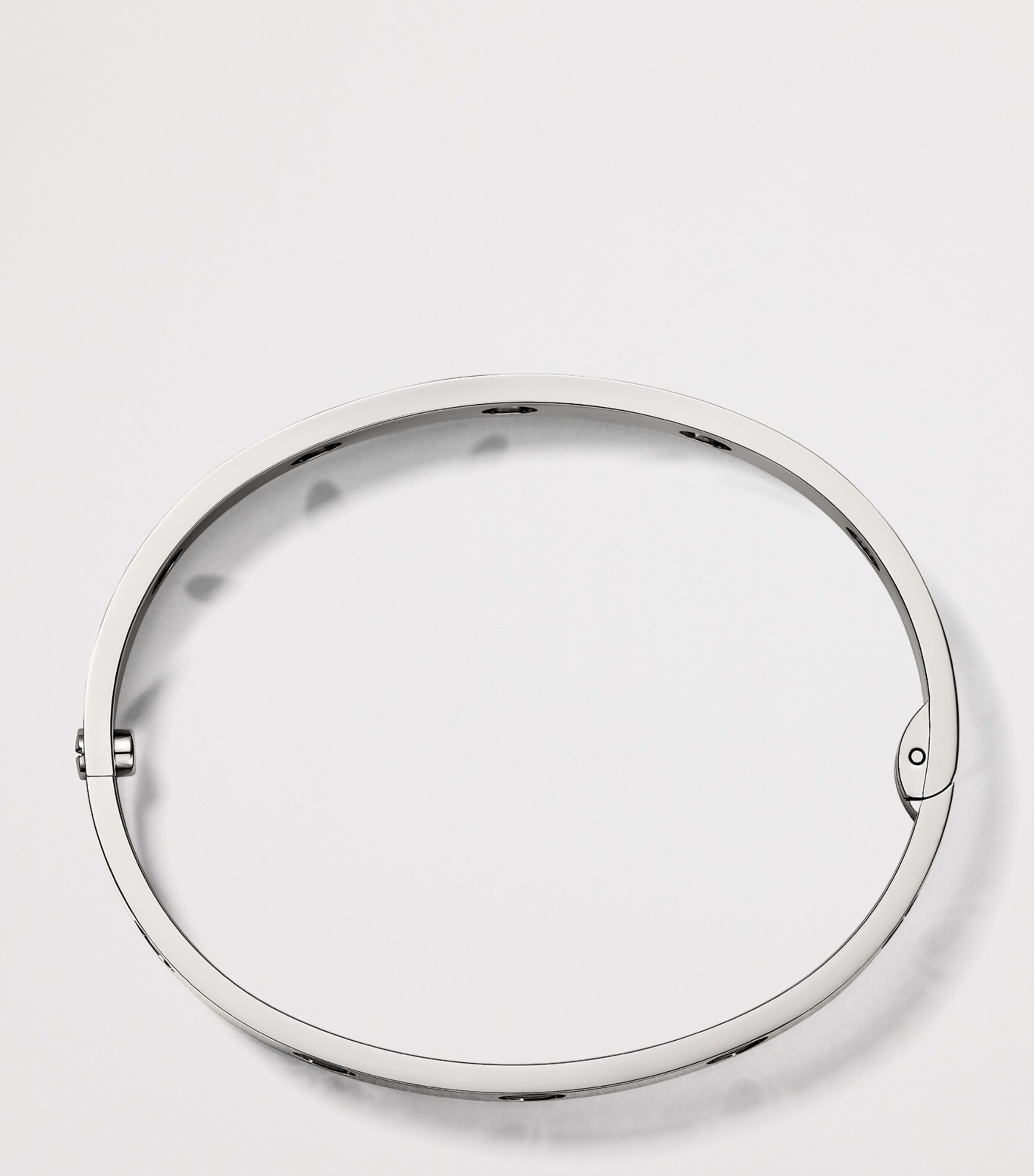 Cartier White Gold and Ceramic LOVE Bracelet White Gold Image 3