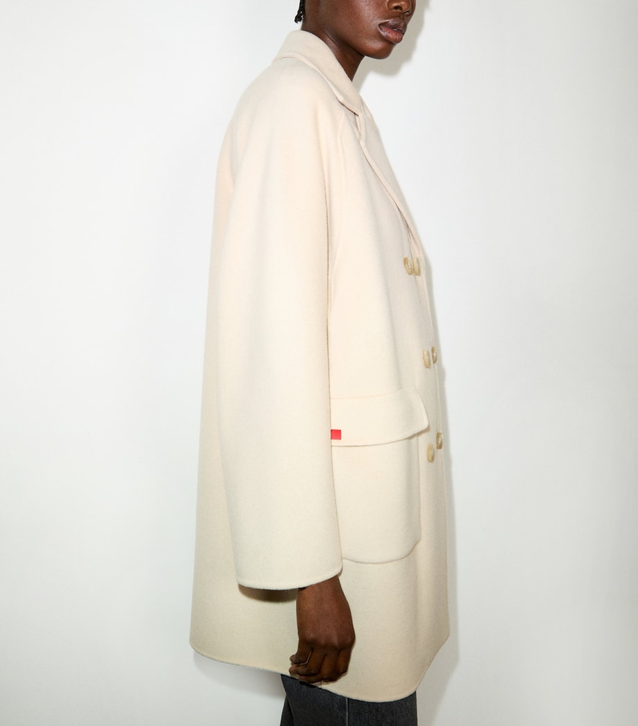 MAX&Co. Womens Virgin Wool Coat Milk Image 5