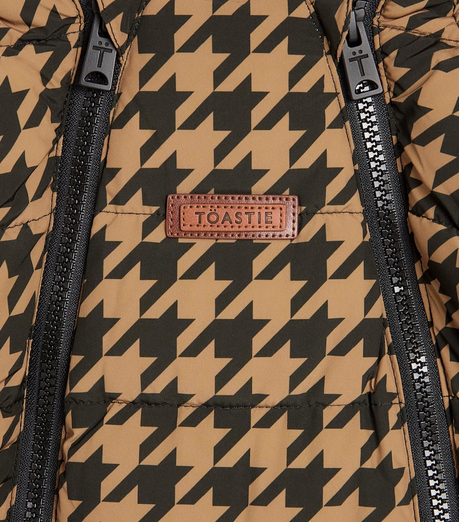 Padded Cloud Ski Suit (0-36 Months) TOFFEE HOUNDSTOOTH Image 3