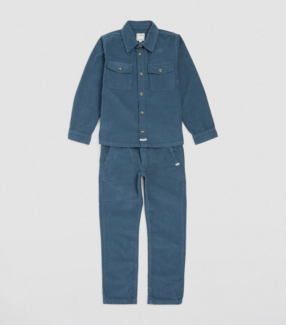 Corduroy Trousers (2-14 Years) BLUE JEANS Image 3