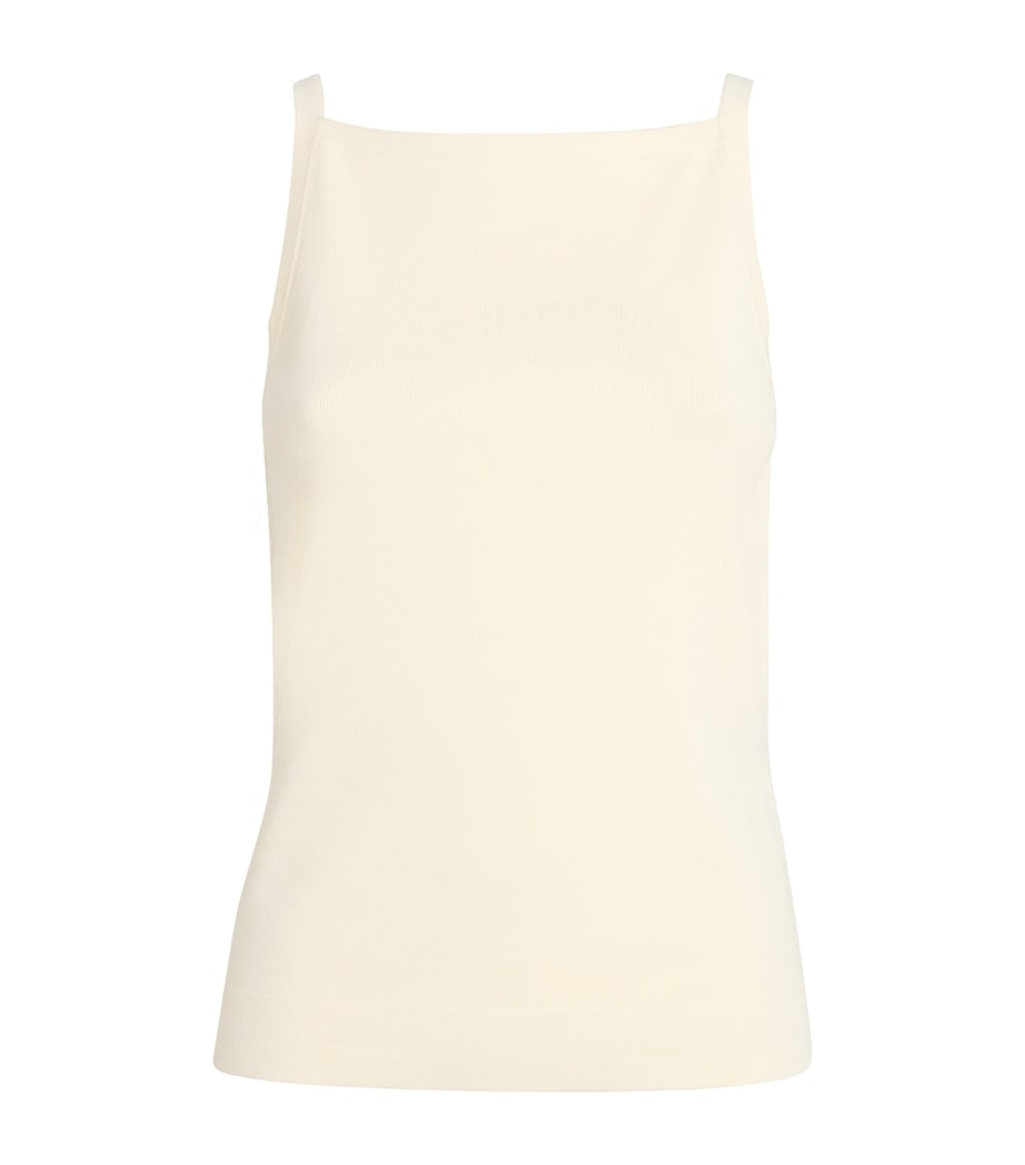 Rib-Knit Tank Top IVORY Image 1