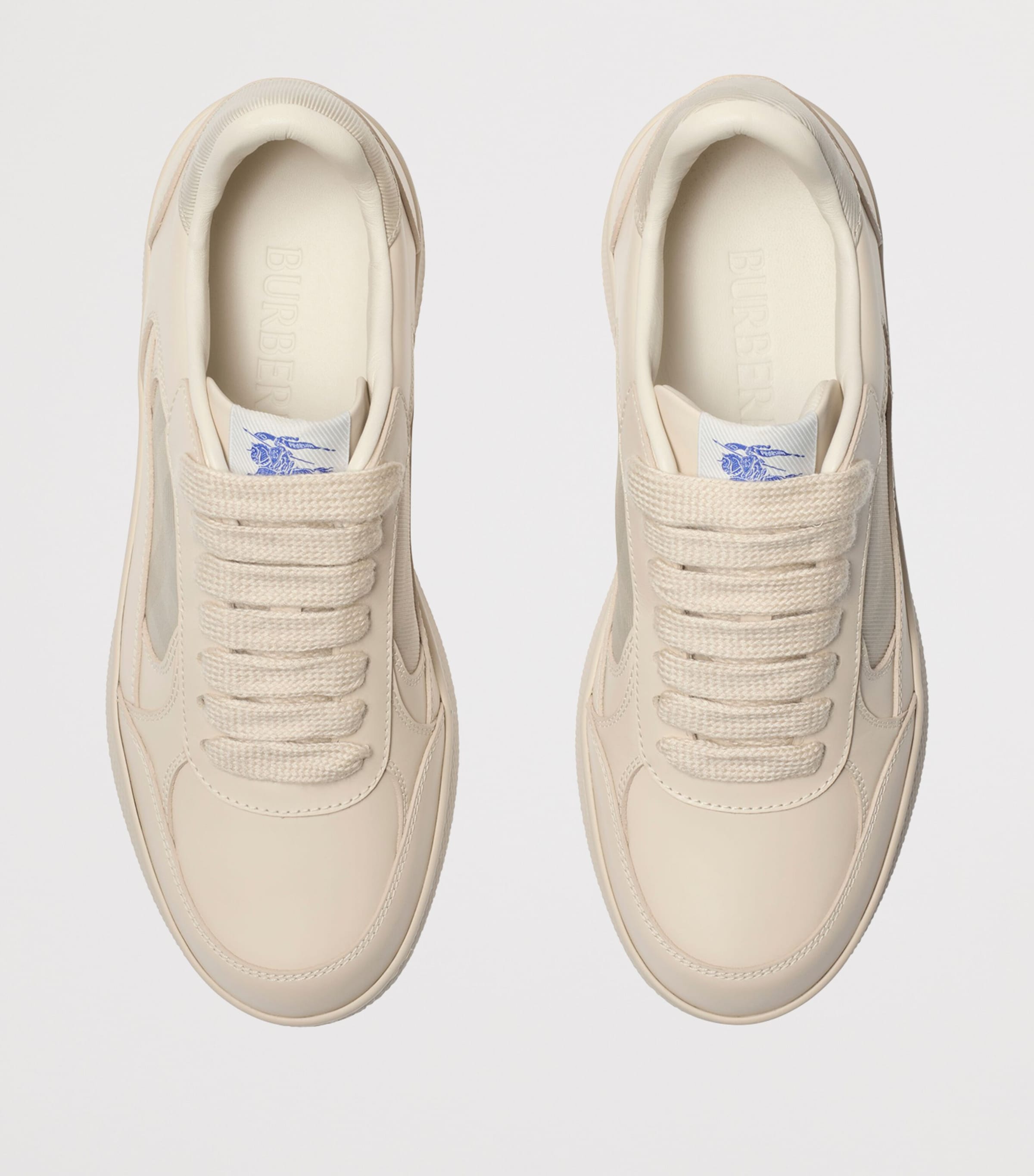 Leather Check Print Terrace Sneakers CLAM/CLAM IP CHECK Image 4