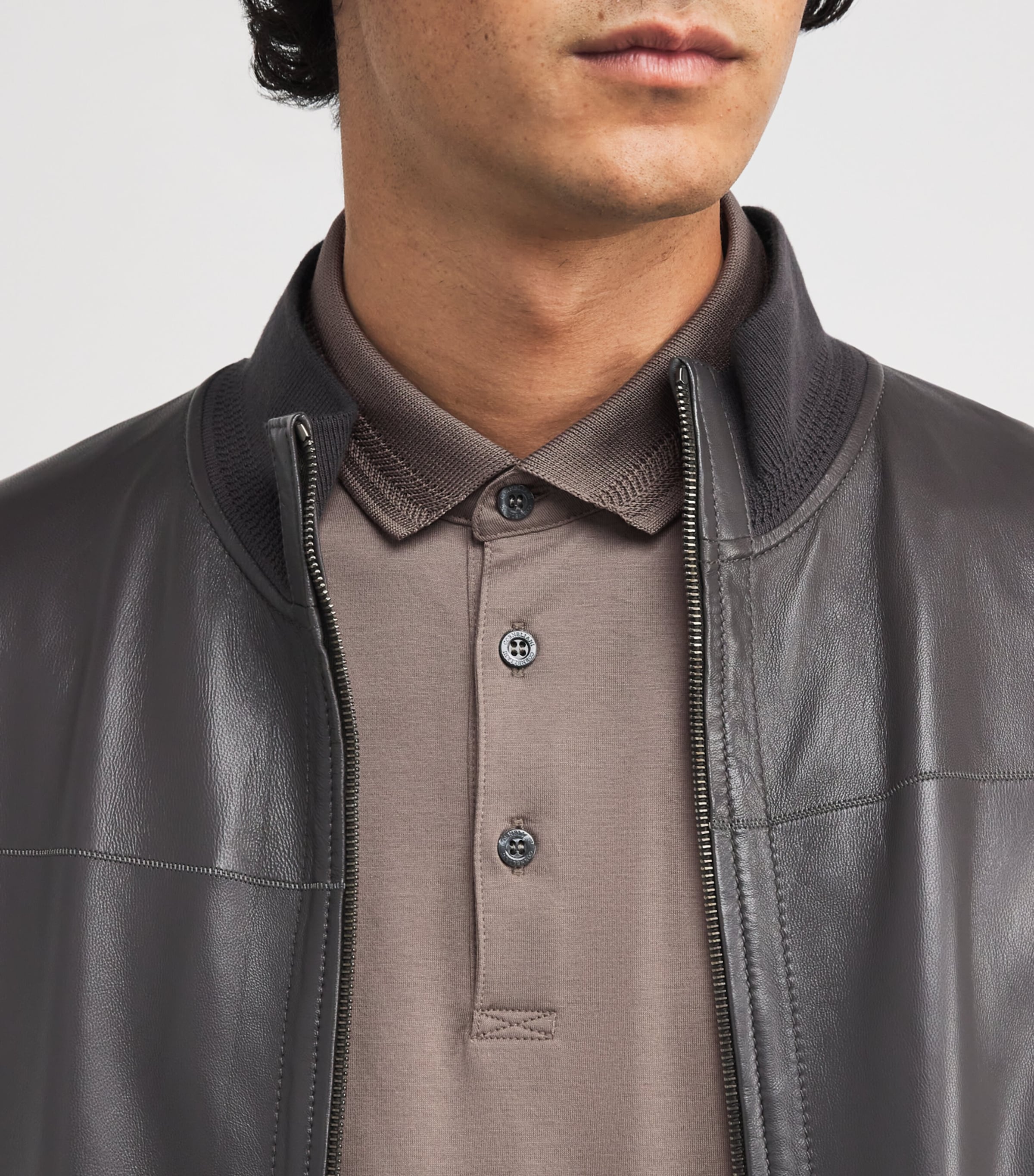 Cotton Jersey Polo Shirt 3A.13 - SKY Image 6