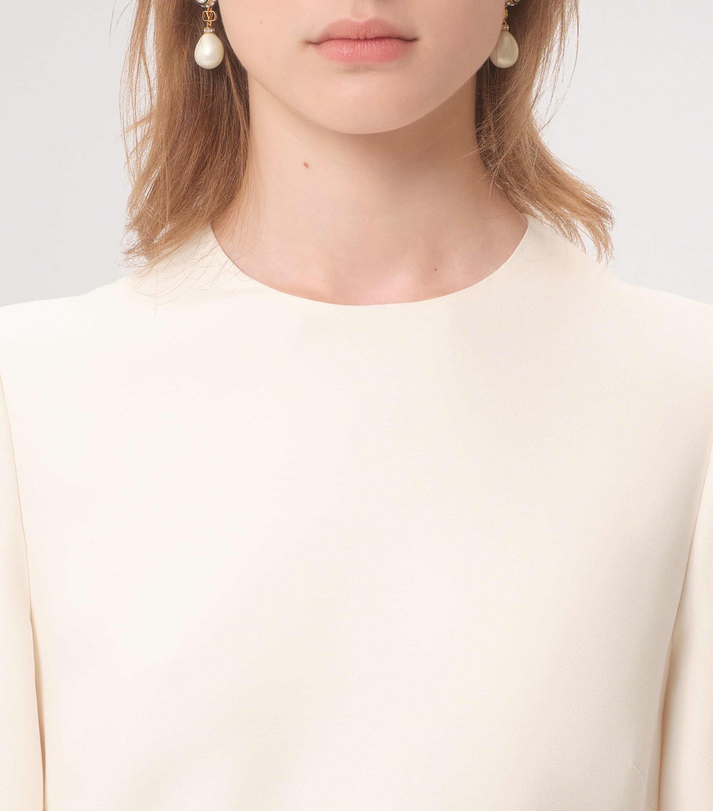 Crepe Couture Midi Dress A03 Image 5