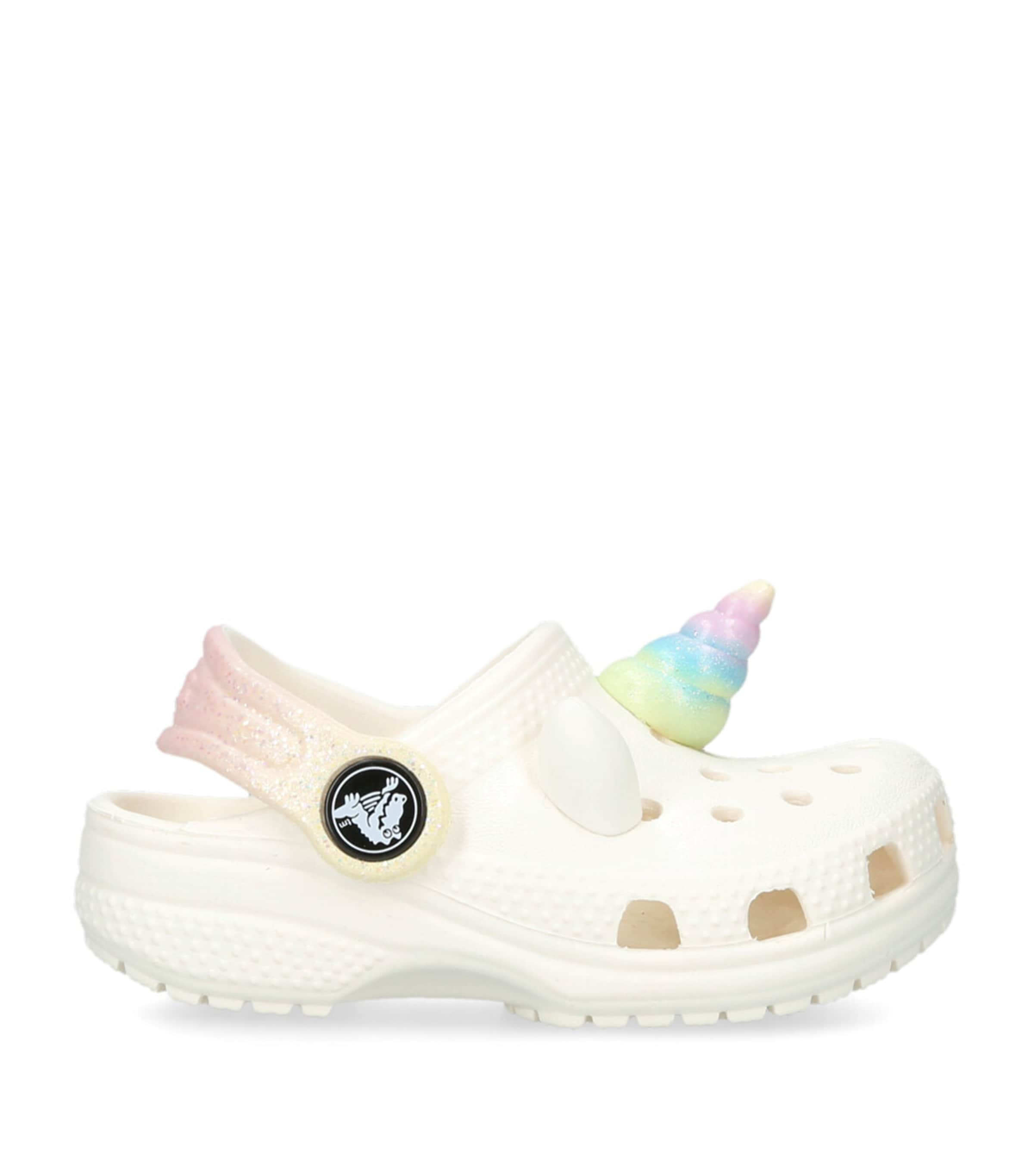 Shop Crocs Unicorn Classic Clogs In White