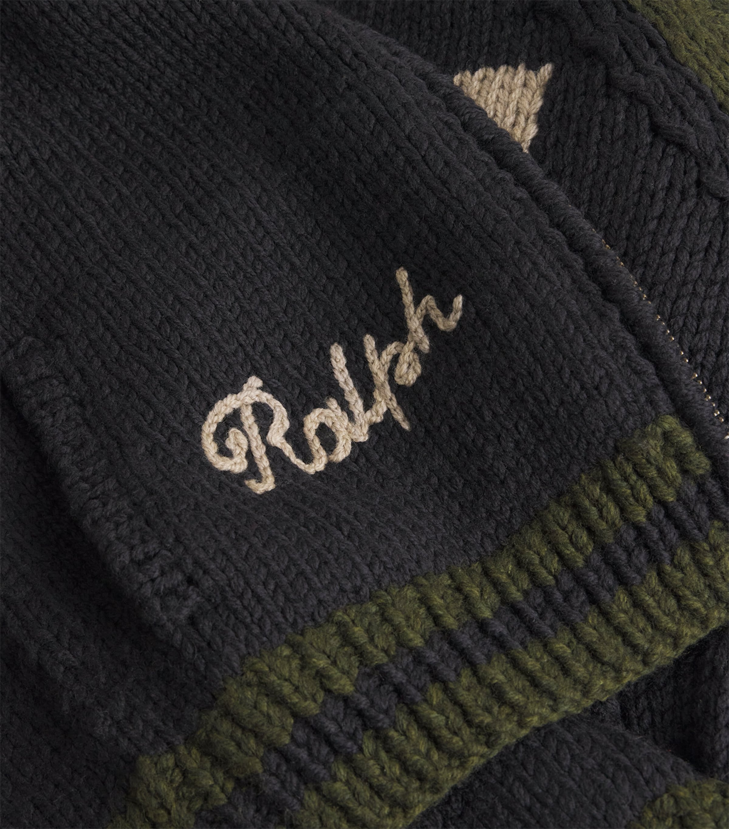 Wool Varsity Cardigan MULTI Image 5