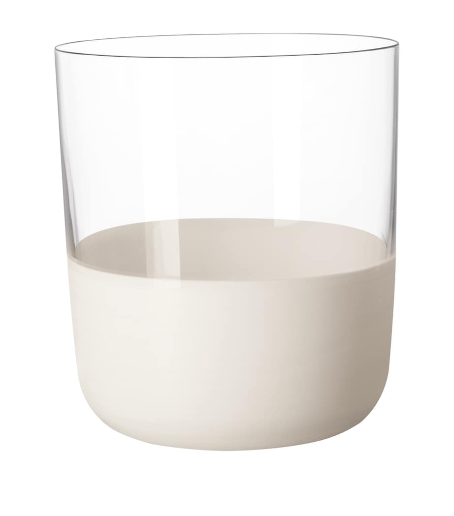 Set of 4 Manufacture Rock Blanc Tumblers (370ml) WHITE Image 1