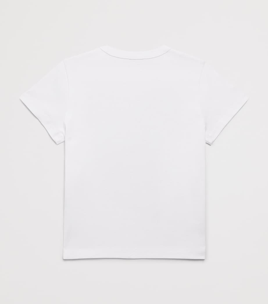 PUCCI Junior Embroidered Logo T-Shirt (4-14 Years) White Image 2