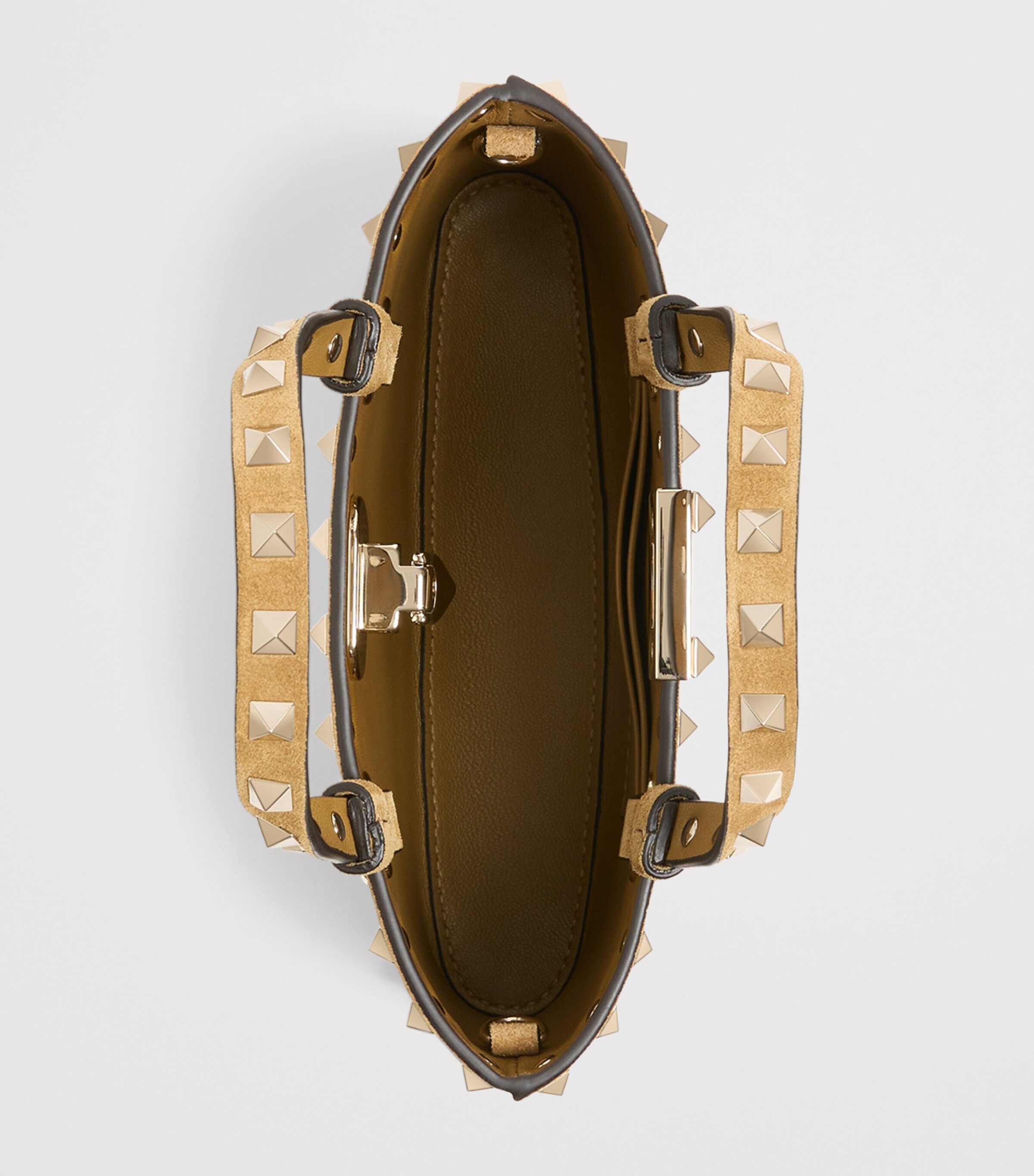 Valentino Garavani Mini Leather Rockstud Tote Bag Rdx Image 5