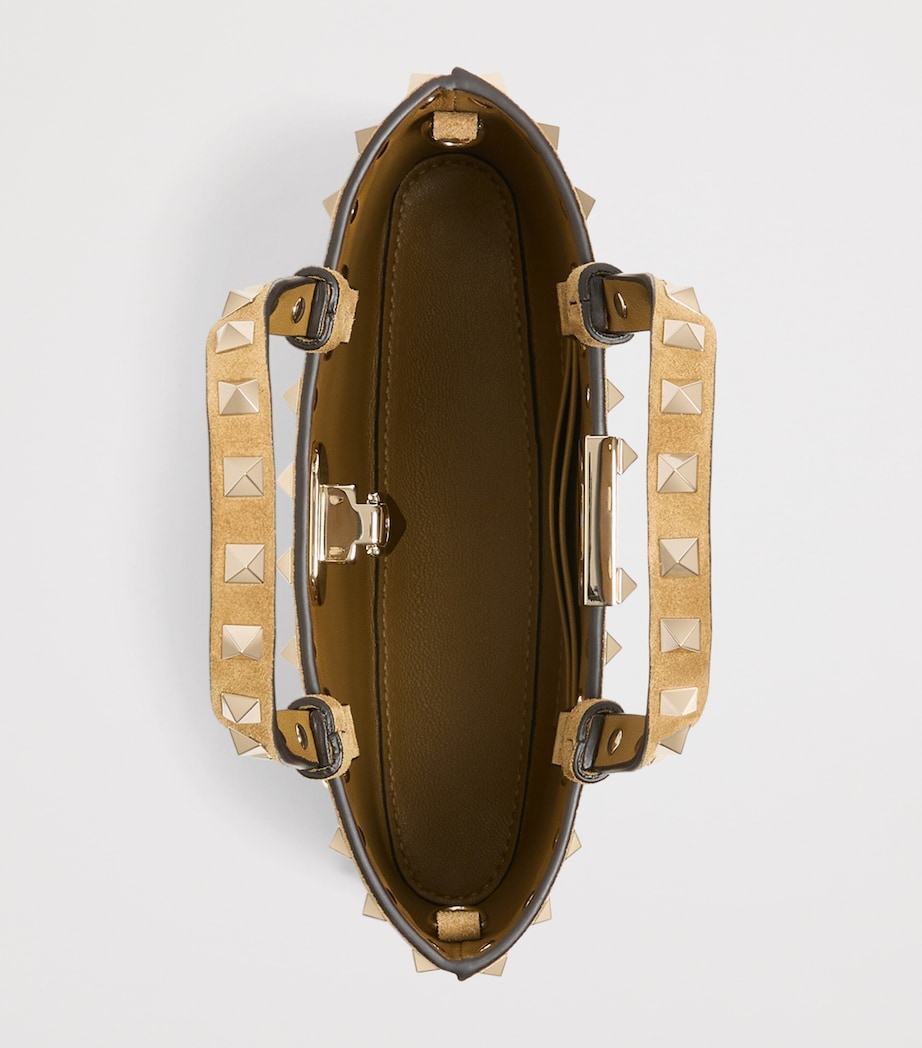 Valentino Garavani Mini Leather Rockstud Tote Bag Rdx Image 5