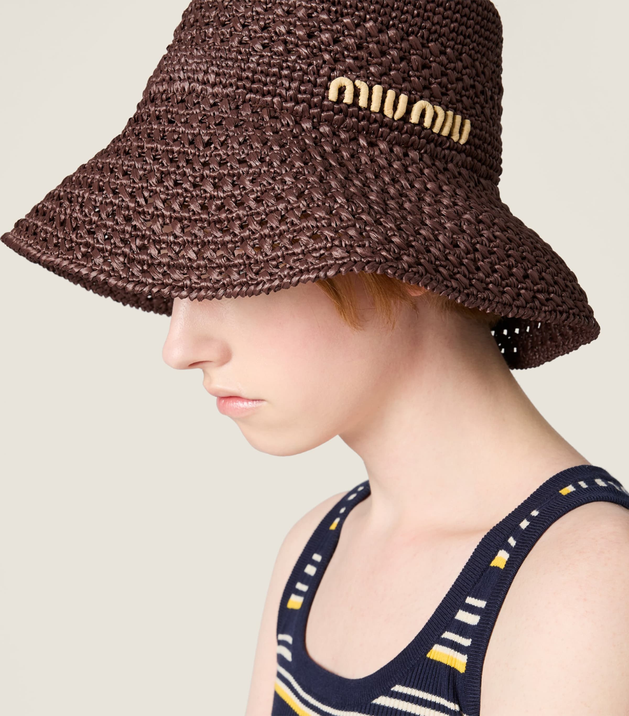 Miu Miu Raffia Hat Image 2