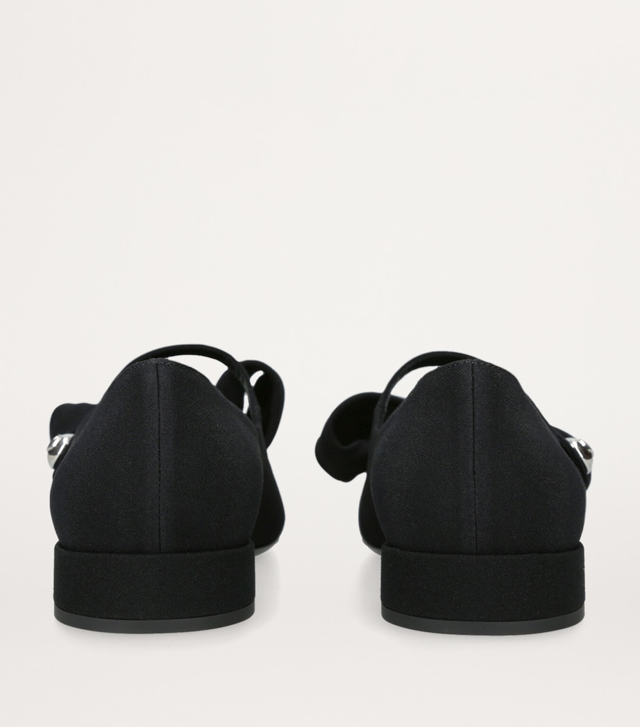 Bowjane Mary Jane Ballerina Flats 20 BLACK Image 2