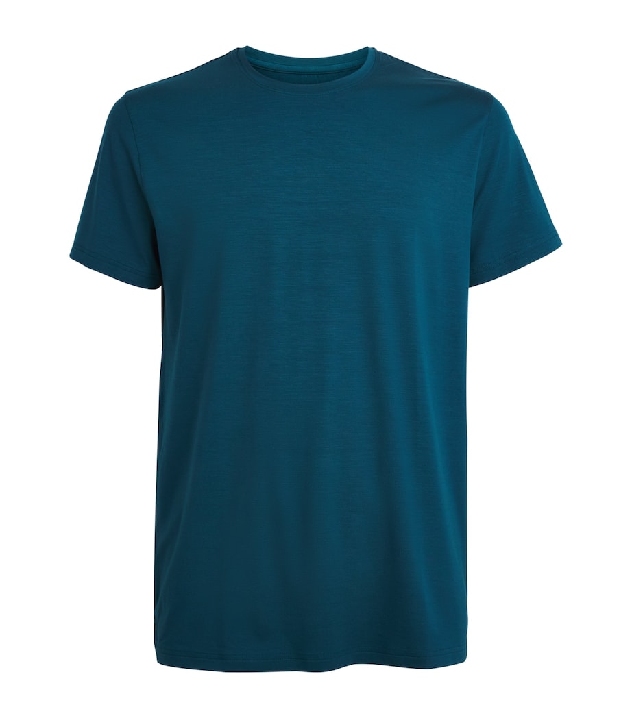 Derek Rose Mens Basel Lounge T-Shirt Tea Image 1
