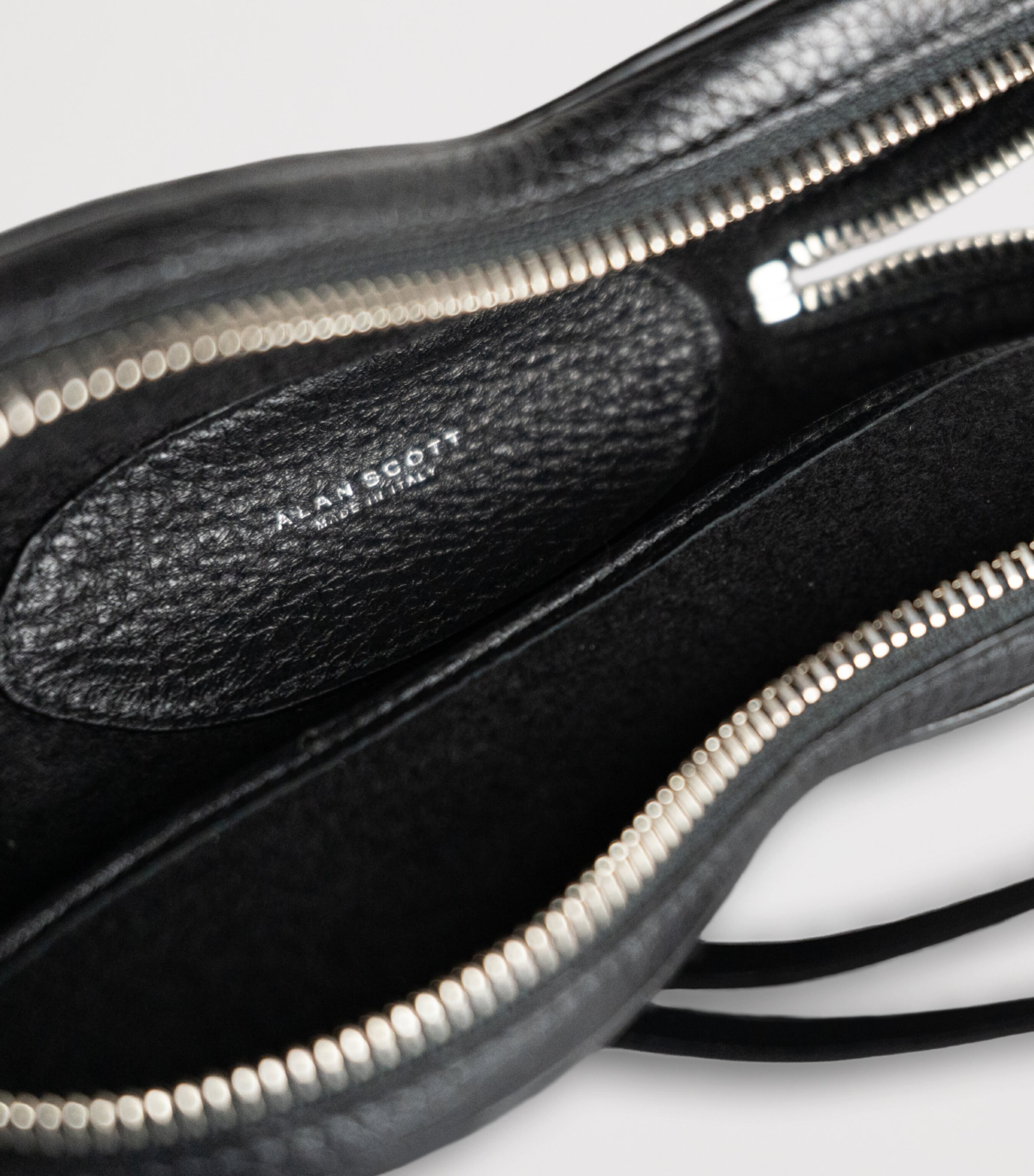 Alan Scott Deerskin Glasses Case Black/black Image 3