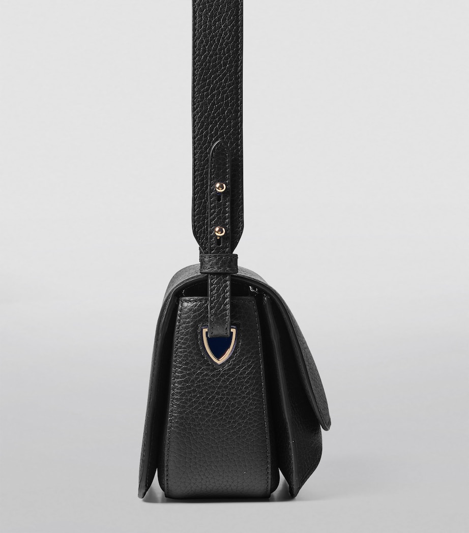 Leather Ella Cross-Body Bag BLACK Image 3