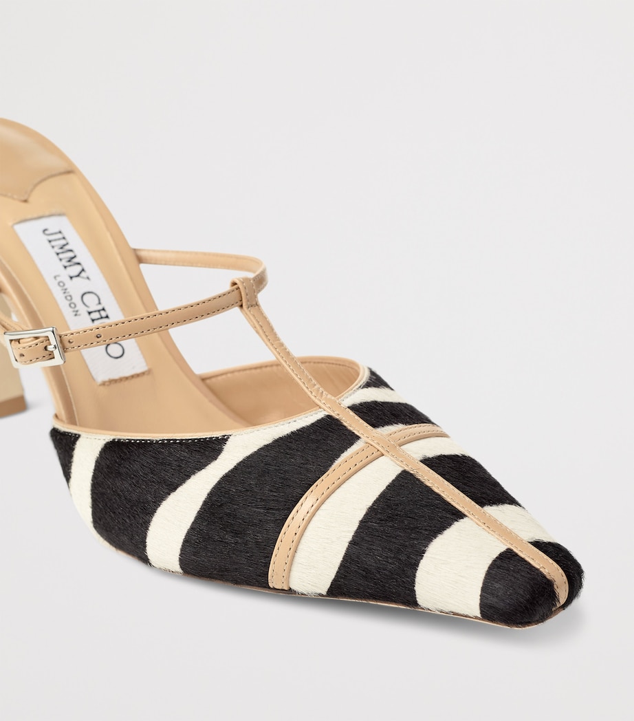 x Conner Ives Gloria Zebra Mules 85 BLACK/WHITE MIX Image 5