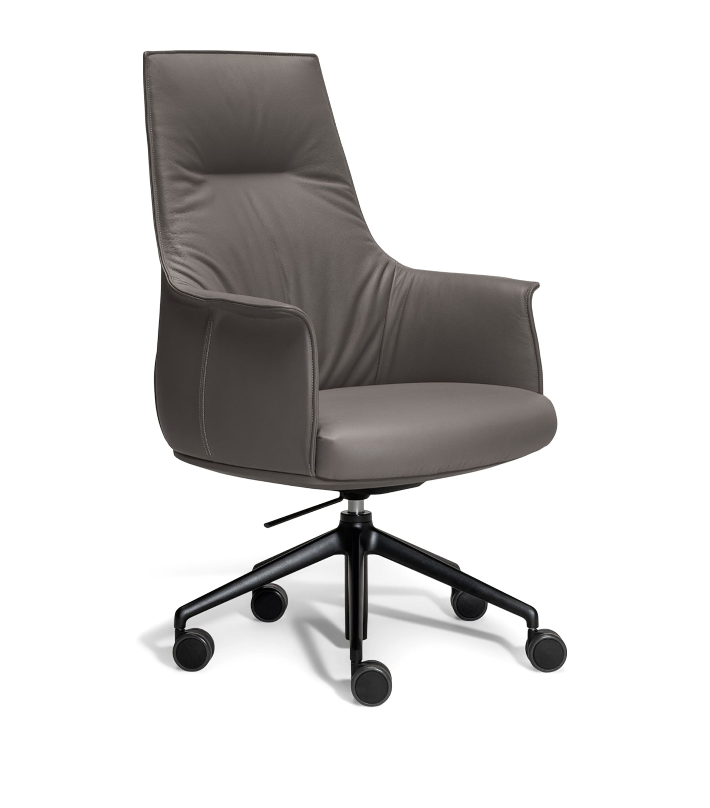 Poltrona Frau Leather Archibald Task Executive Office Chair Pelle Sc/il Daino Image 2