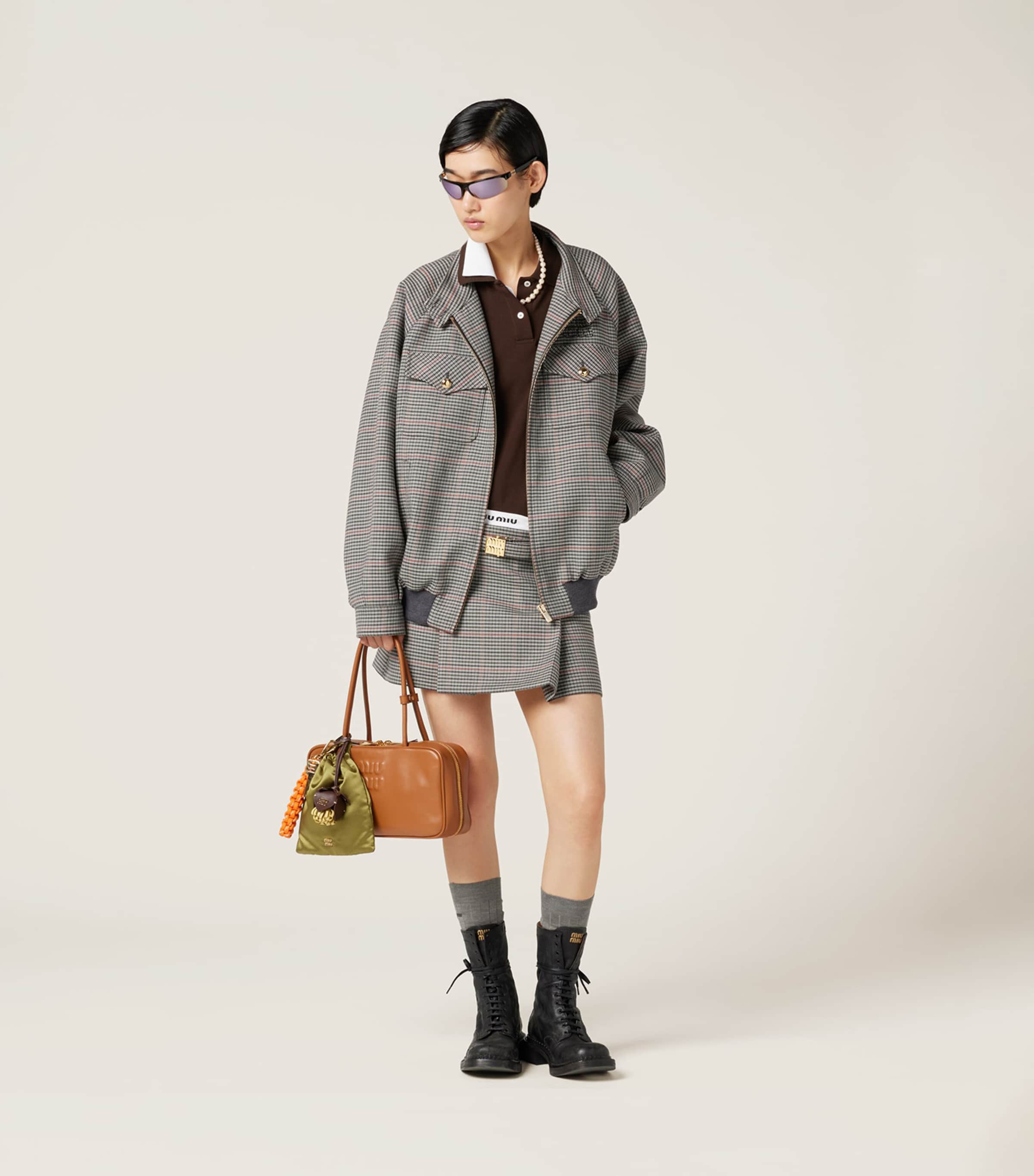 Leather Beau Top-Handle Bag F0046 Image 2