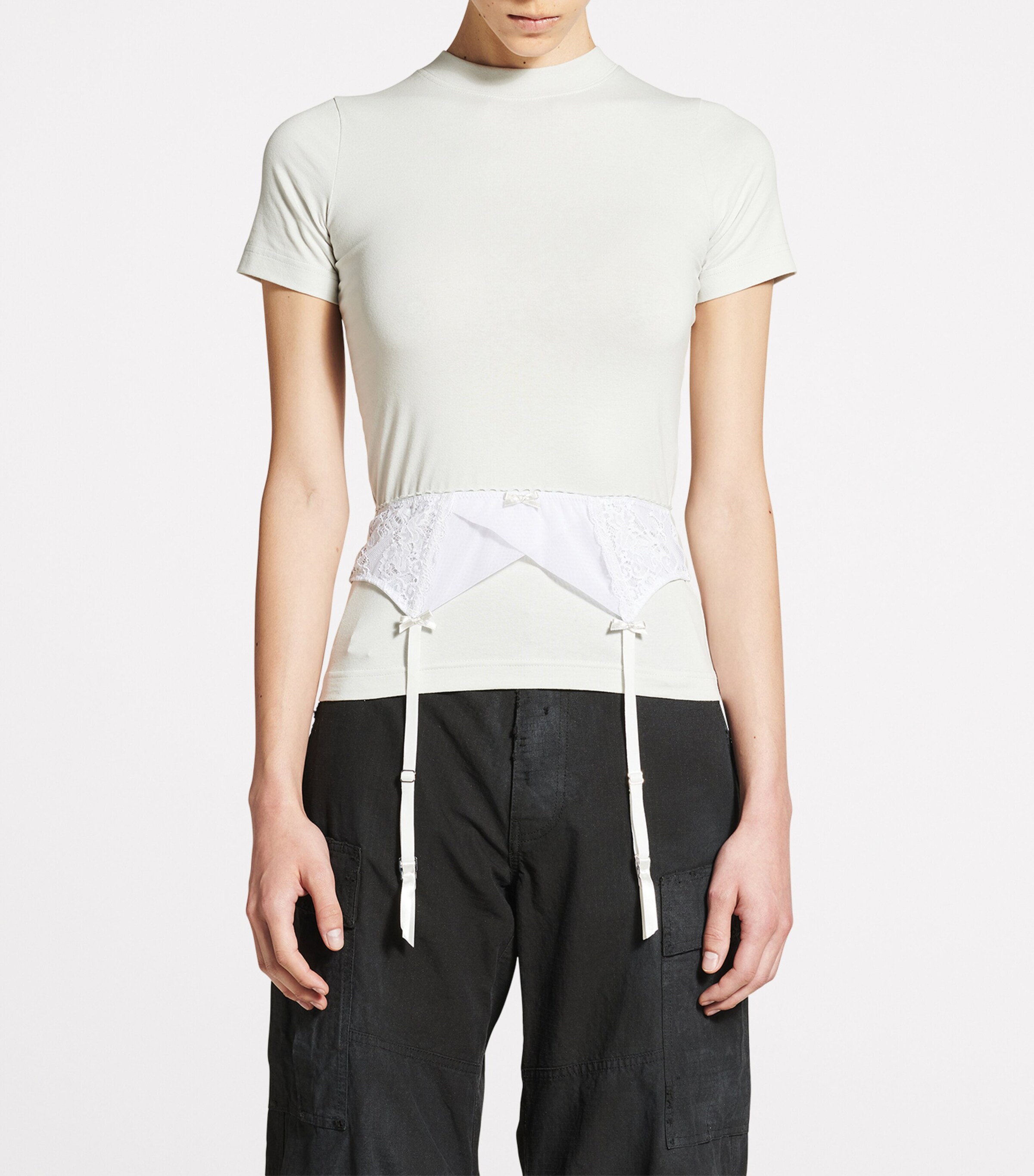 Tシャツ・カットソー Balenciaga Lingerie T-Shirt In Stretch Cotton Balenciaga Stretch-Cotton Lingerie T-Shirt | Harrods US