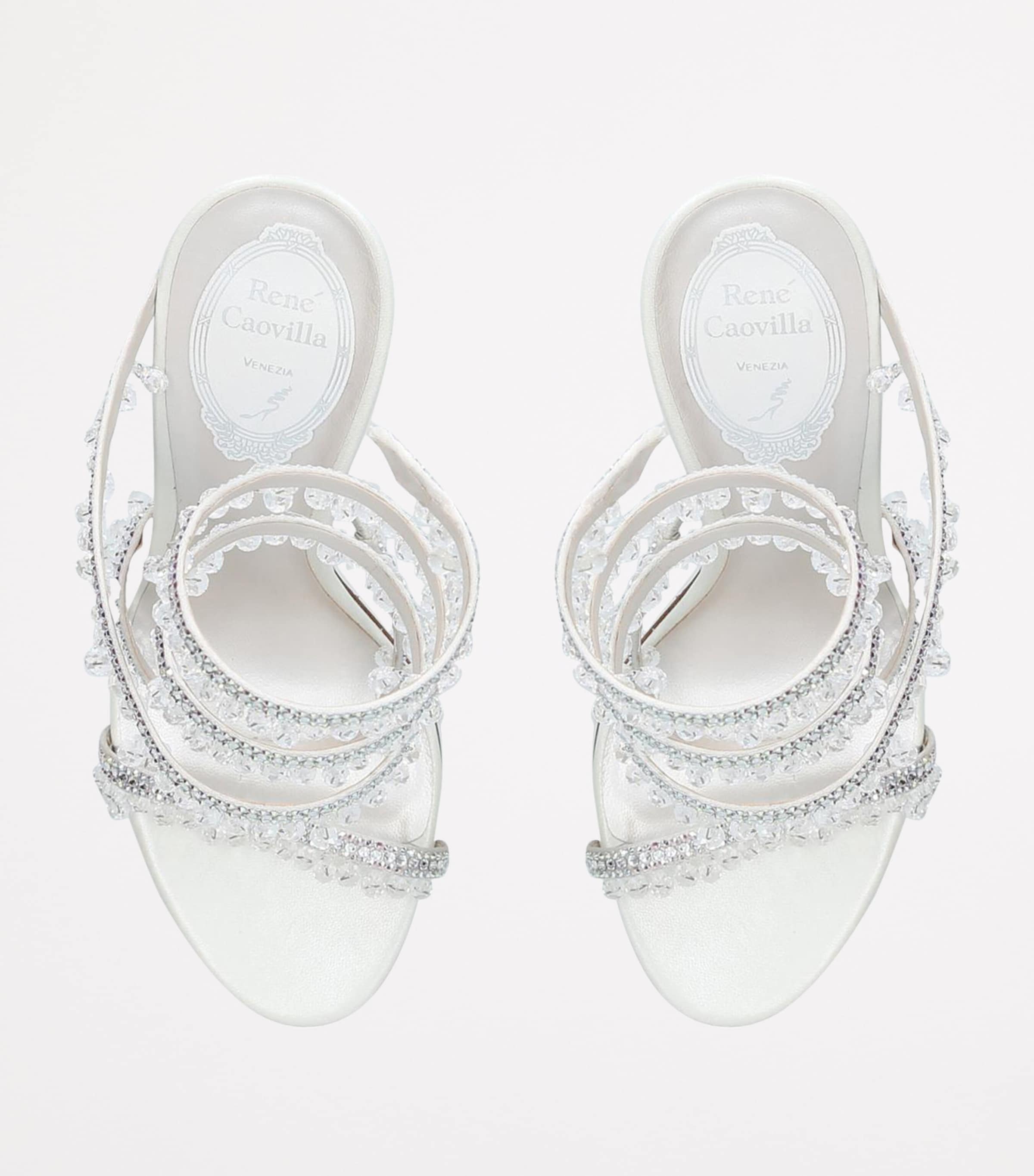 Satin Chandelier Sandals 105 GREY/LIGHT Image 4