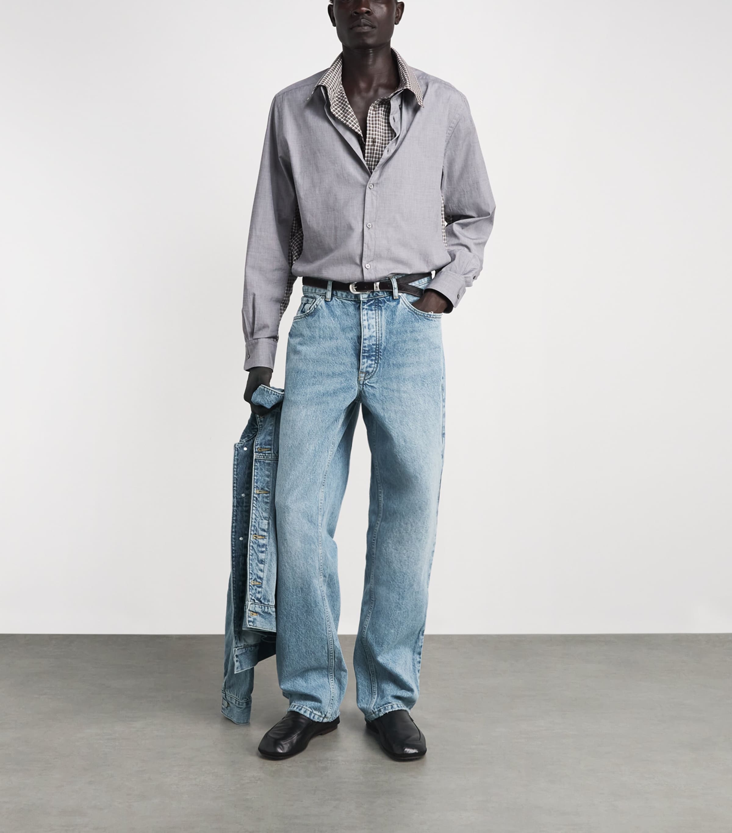 Represent Mens Heaton Straight Jeans Authentic Blue Image 2