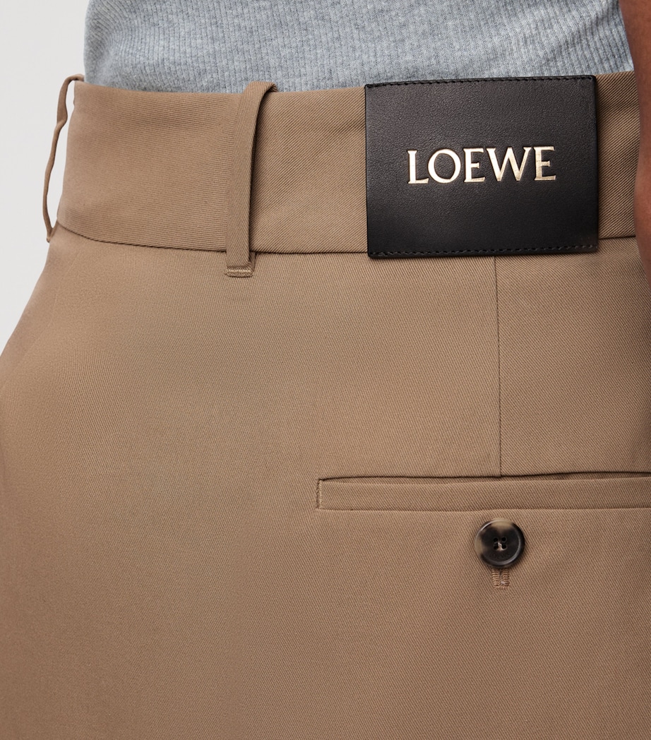 Cotton Wrap Mini Skirt BEIGE Image 4