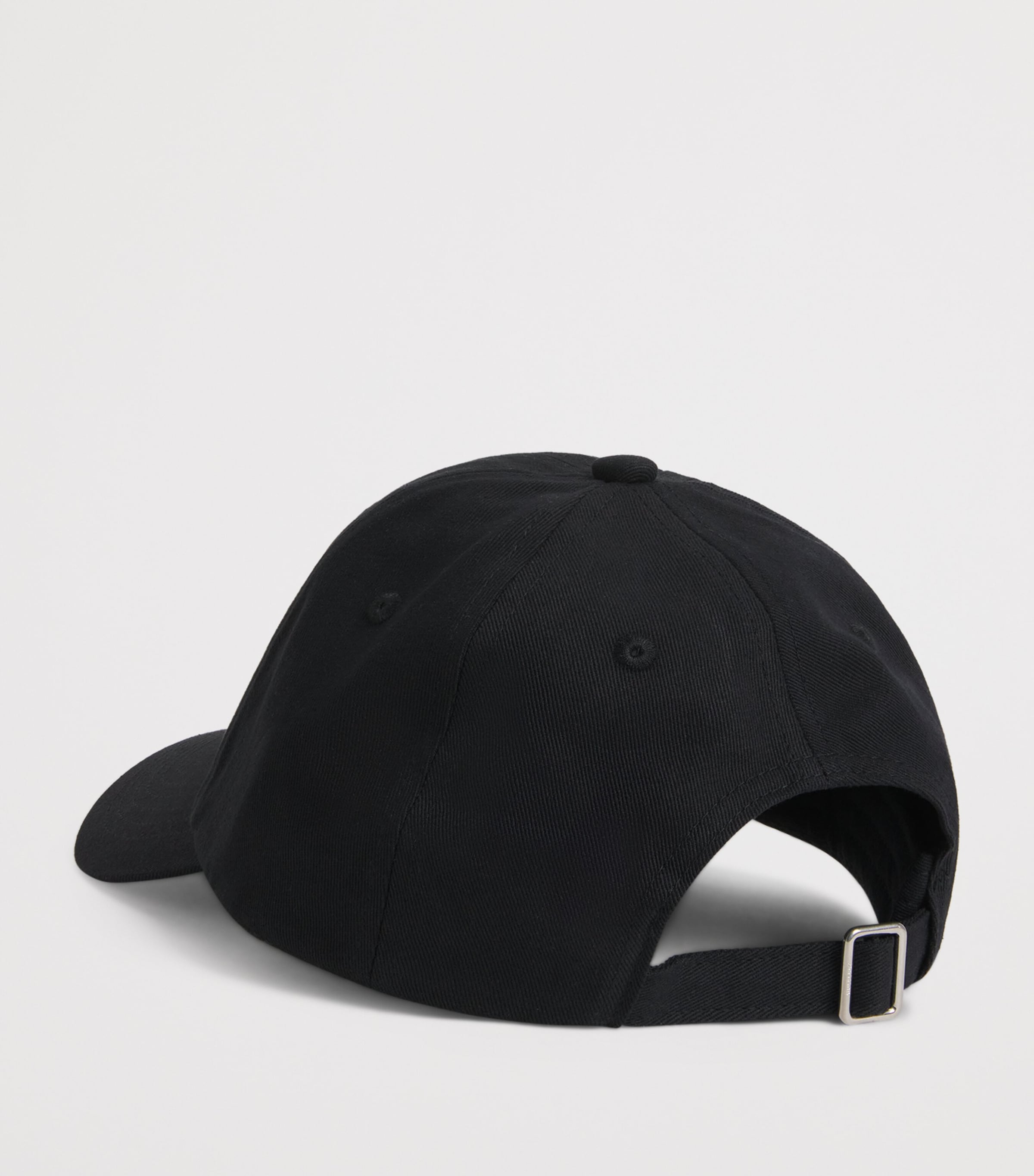 Mulberry Embroidered Logo Cap Black Image 3