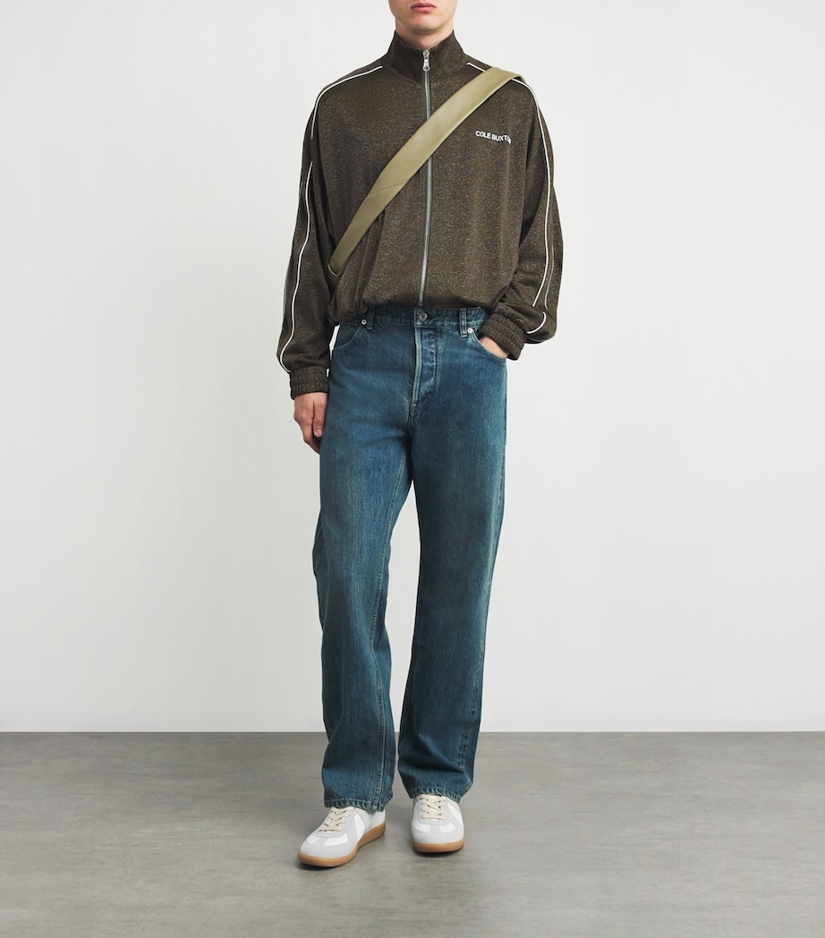 Glitter Track Jacket 680 KHAKI Image 2