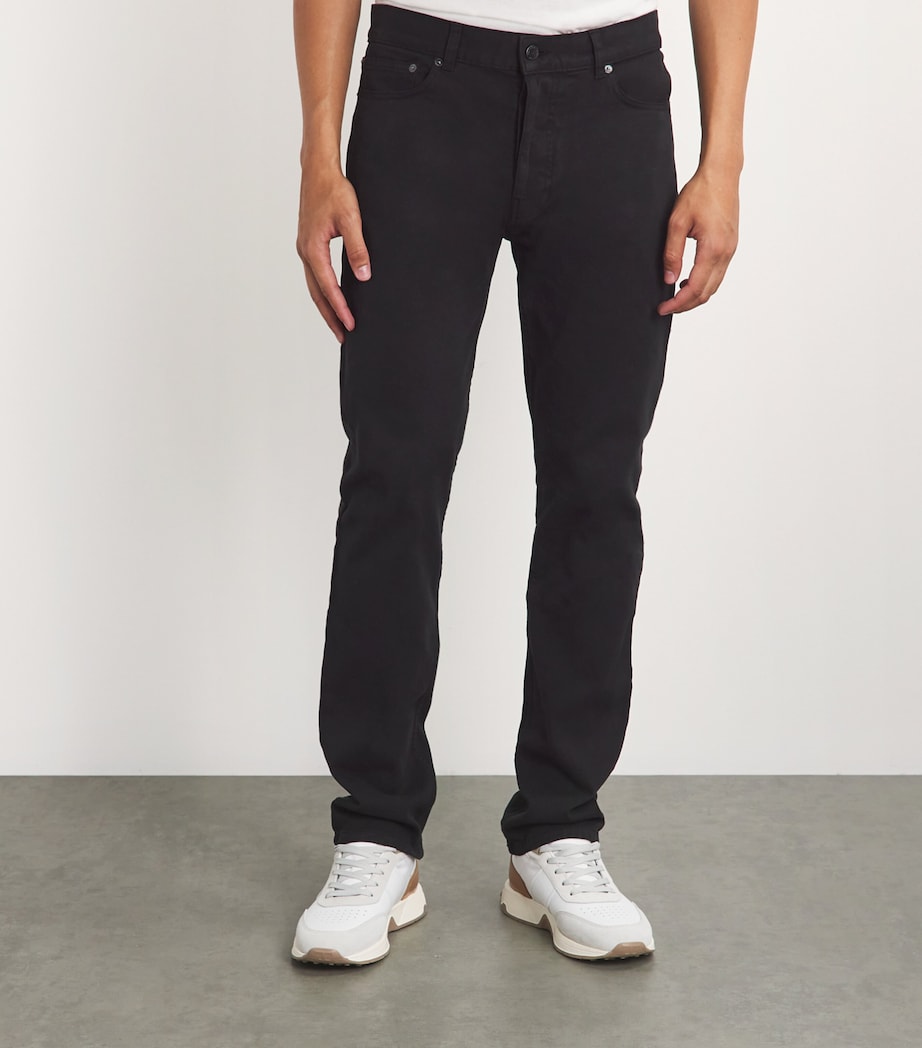Cotton Drill Trousers BKAA - BLACK Image 3
