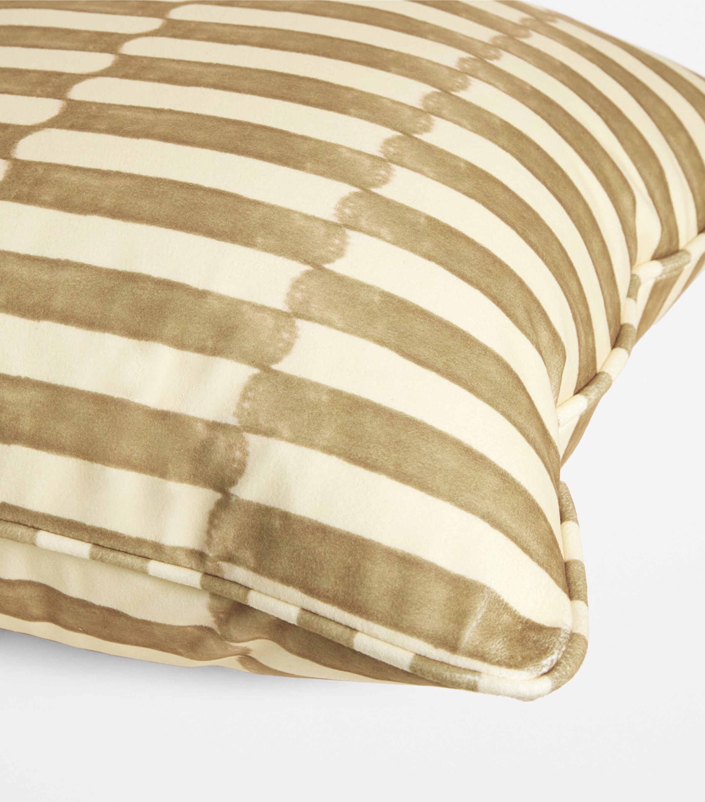 Piped Glaze Cushion (50cm x 50cm) SEPIA Image 3