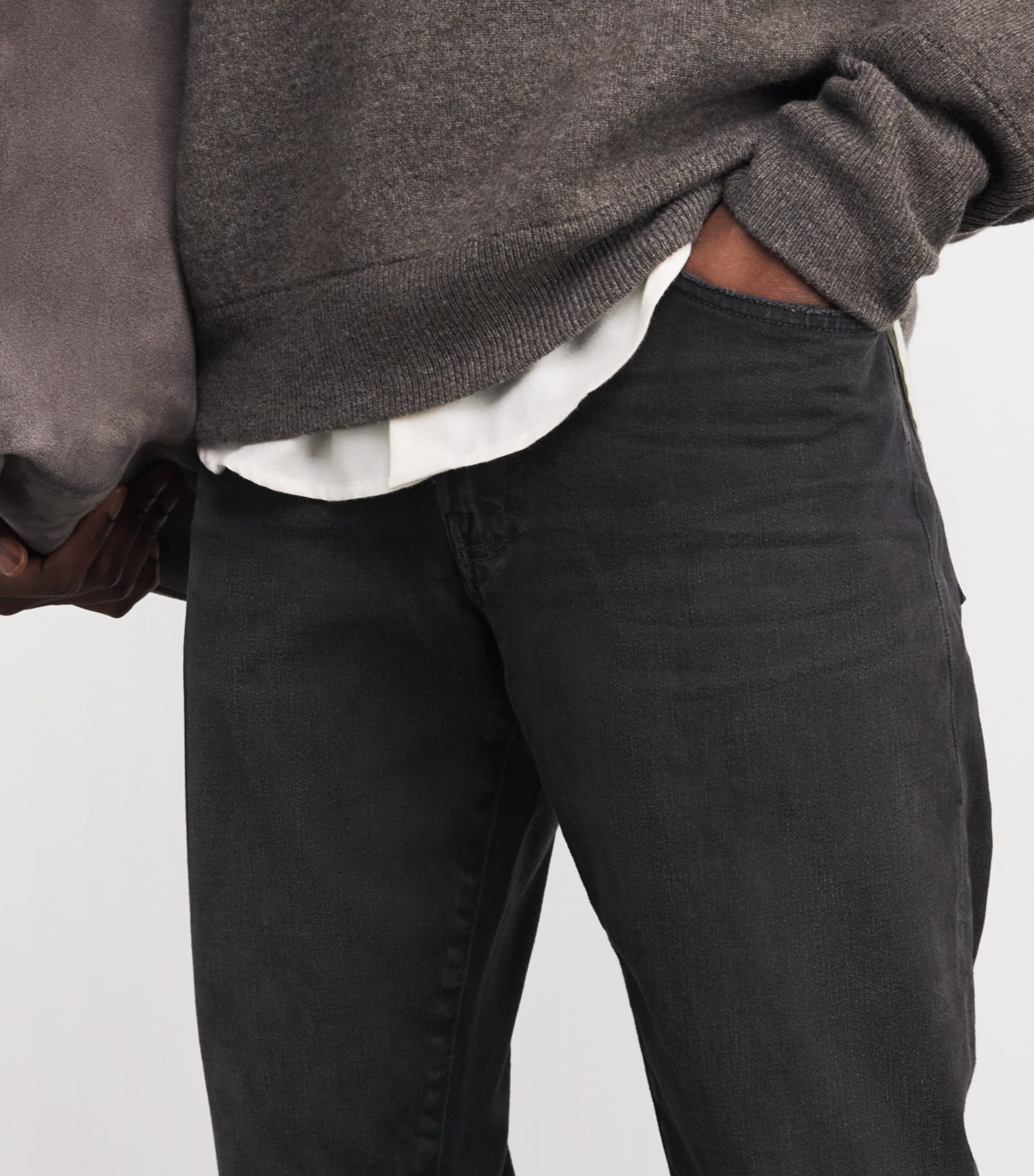 London Slim Tapered Jeans DARK STORM Image 6