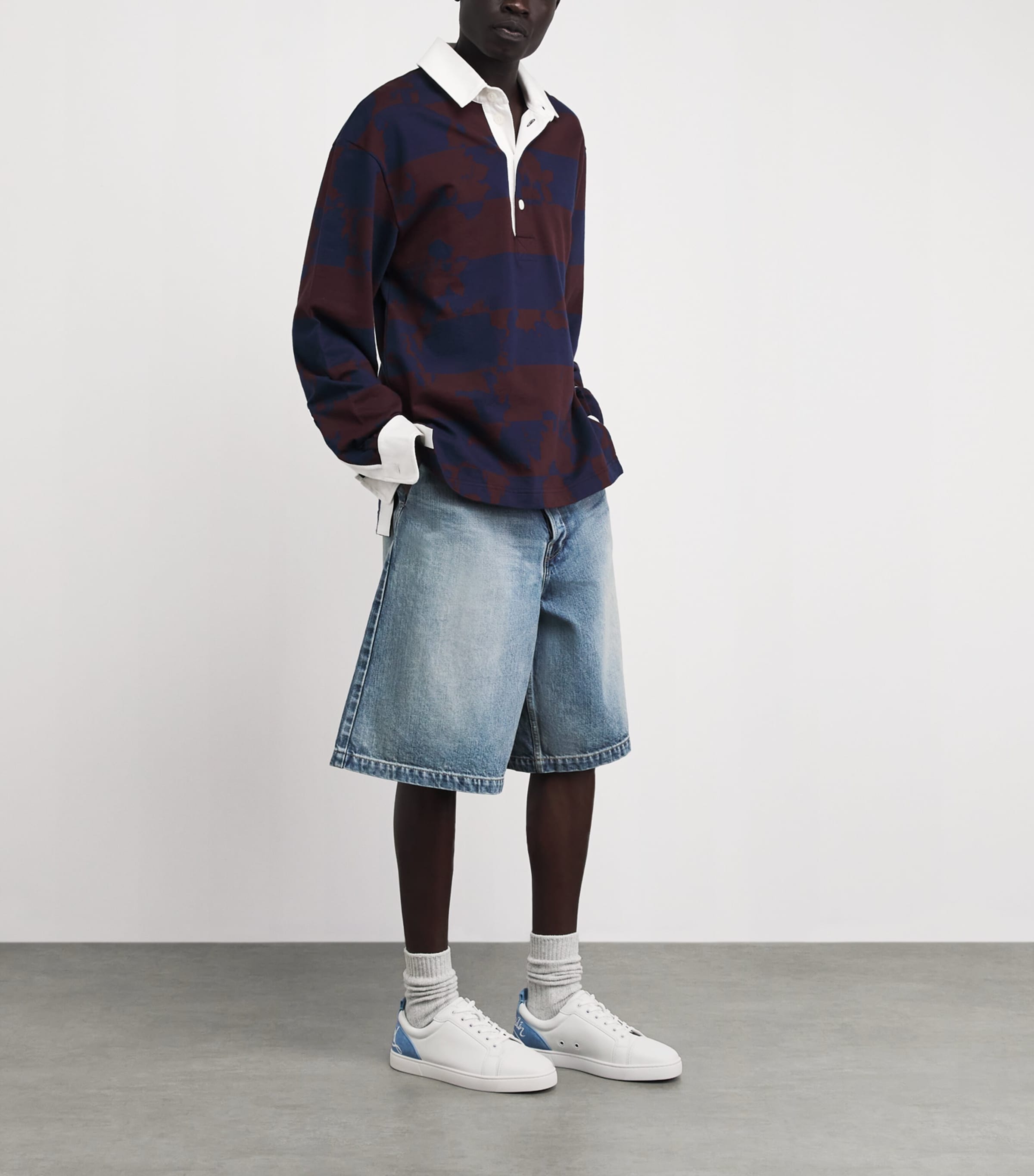 Christian Louboutin Louis Junior Leather Sneakers Image 2