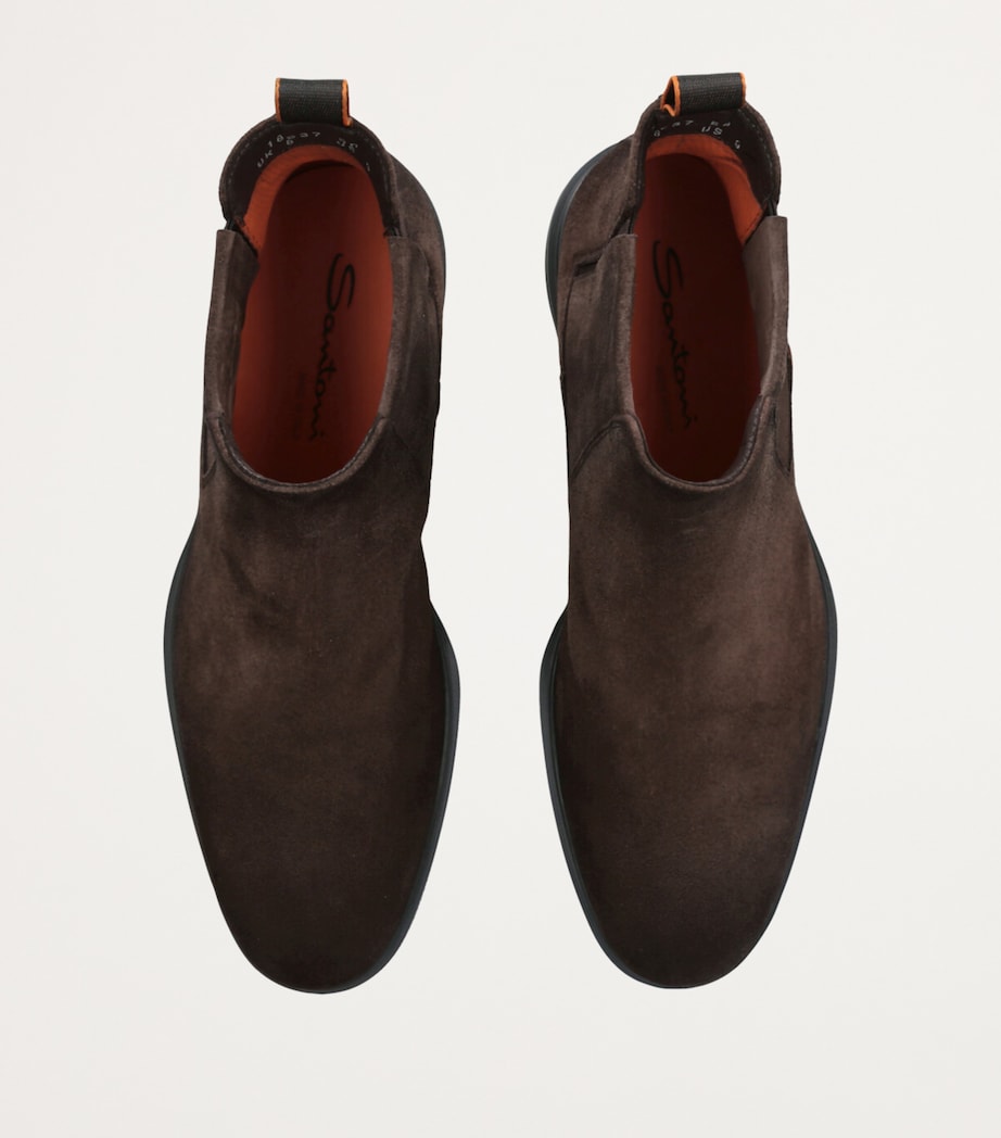 Suede Chelsea Boots DARK BROWN Image 4
