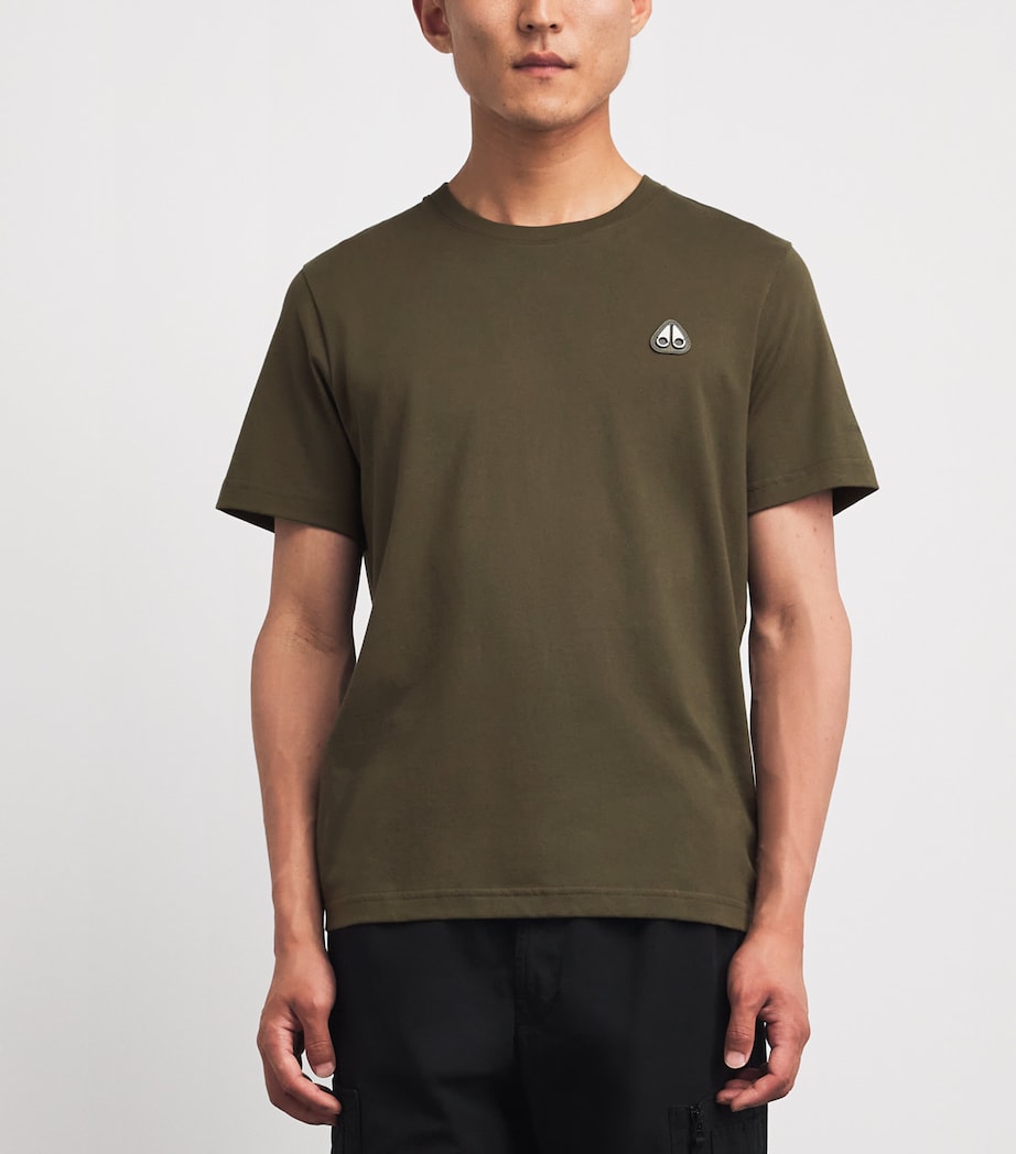 Moose Knuckles Cotton Crescent T-Shirt Combat Image 4
