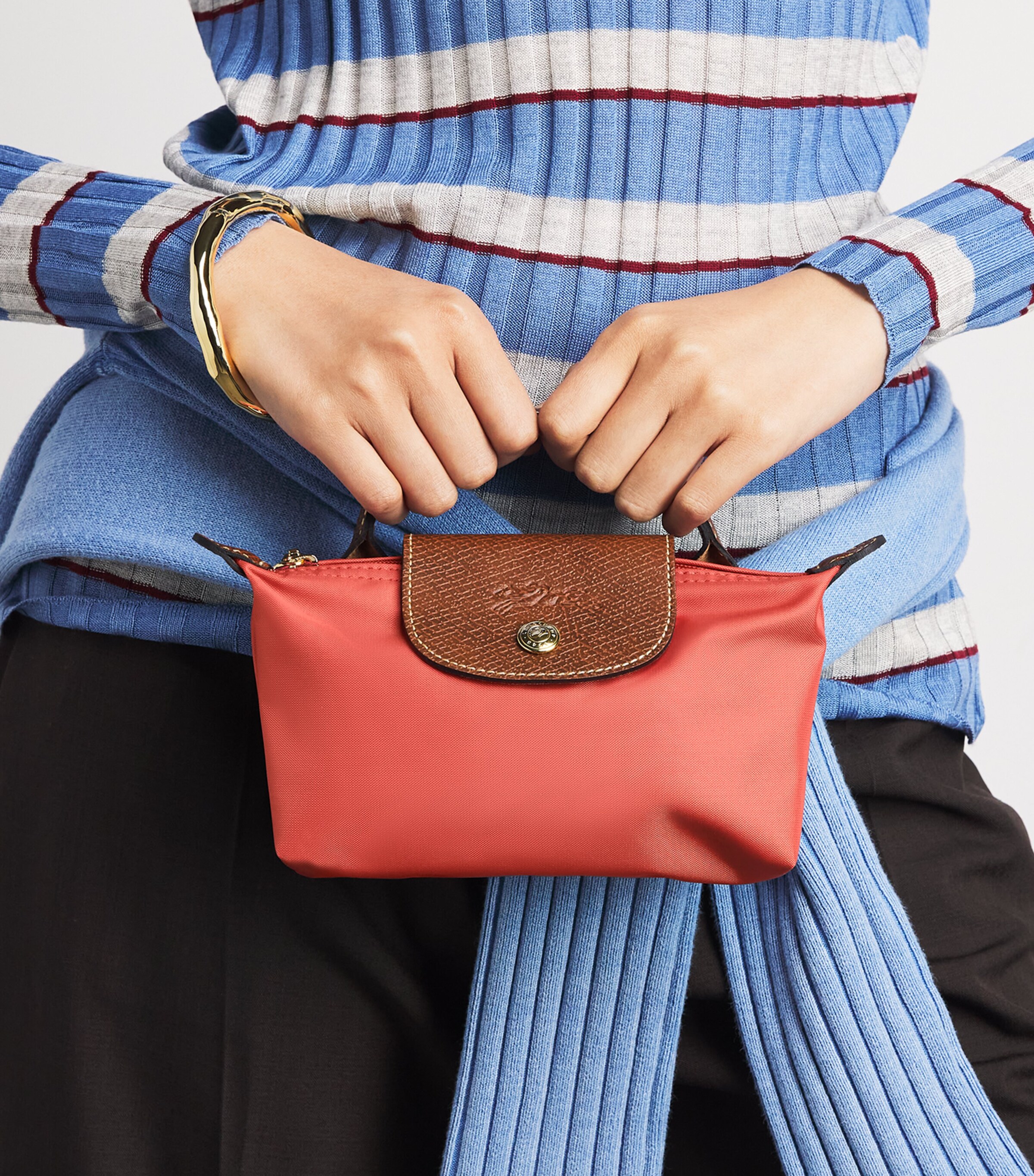 Longchamp Le Pliage Original Pouch Fraise Image 4