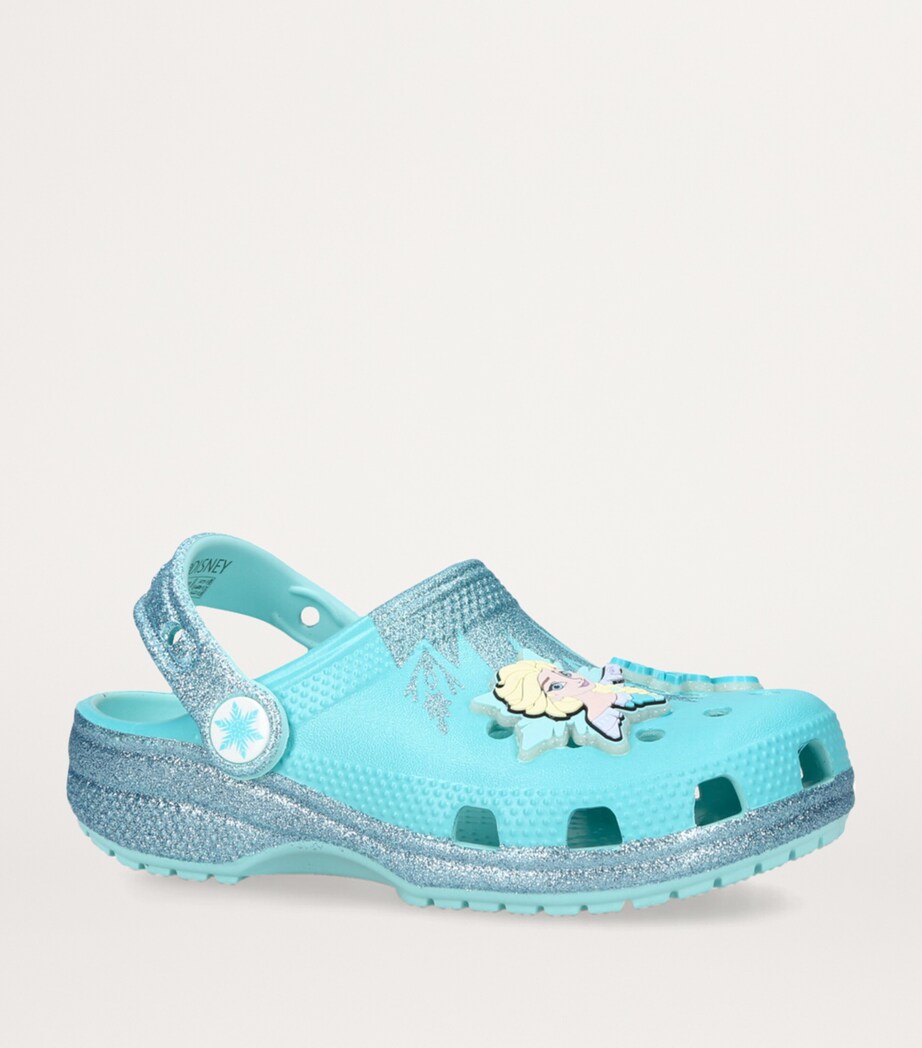 CROCS KIDS Frozen Elsa Clogs Blue Image 3