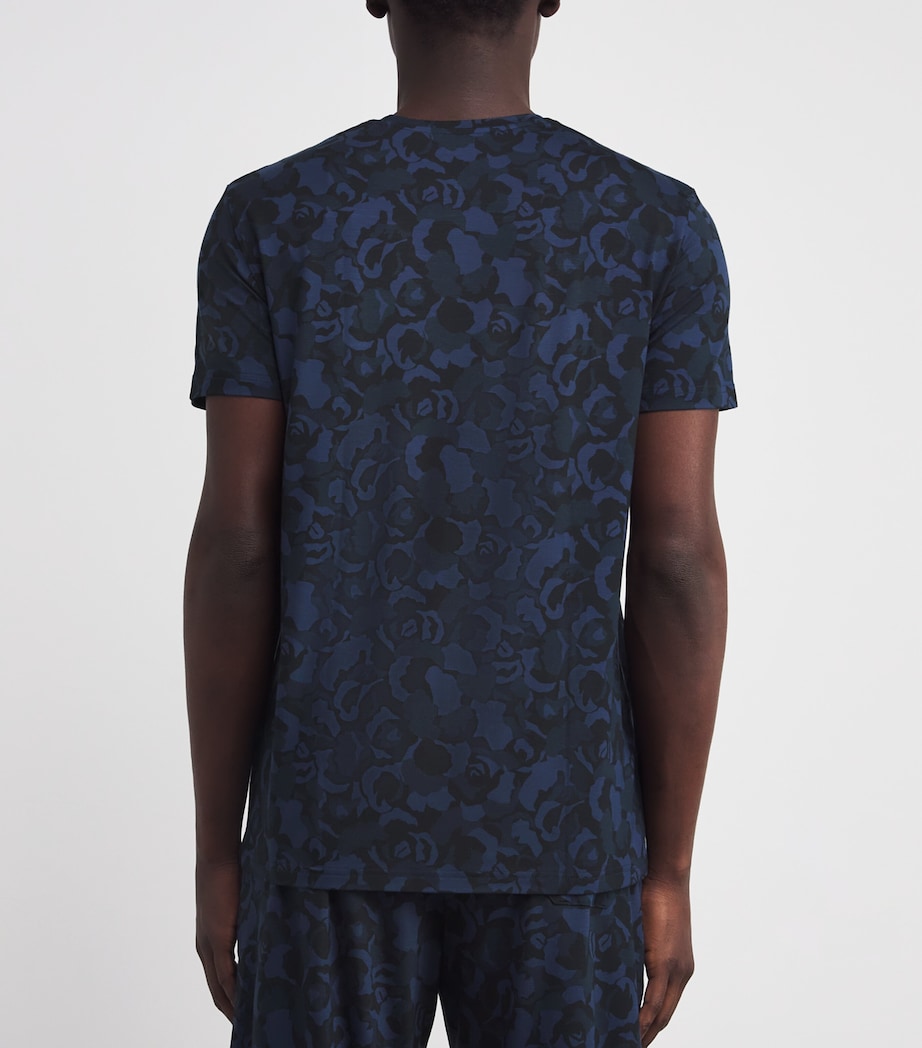 Micro Modal London T-Shirt 014NAV Image 4