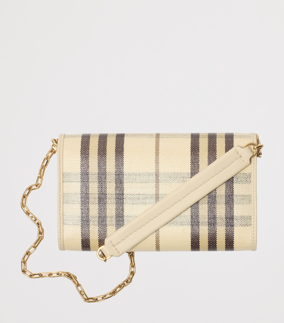 Check Highlands Chain Wallet LIGHT BEIGE Image 4