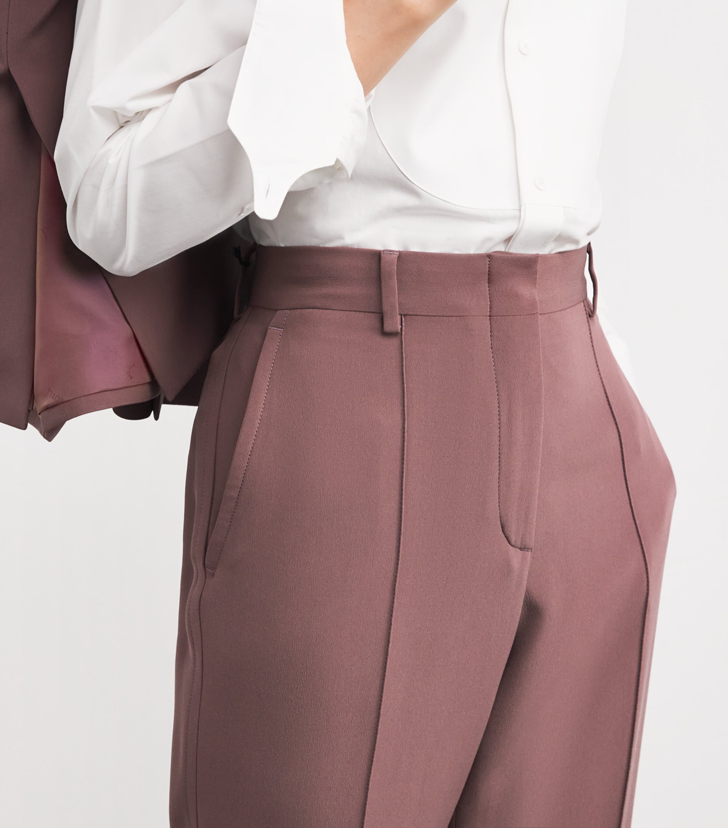 Silk Flared Trousers 5757 Image 6