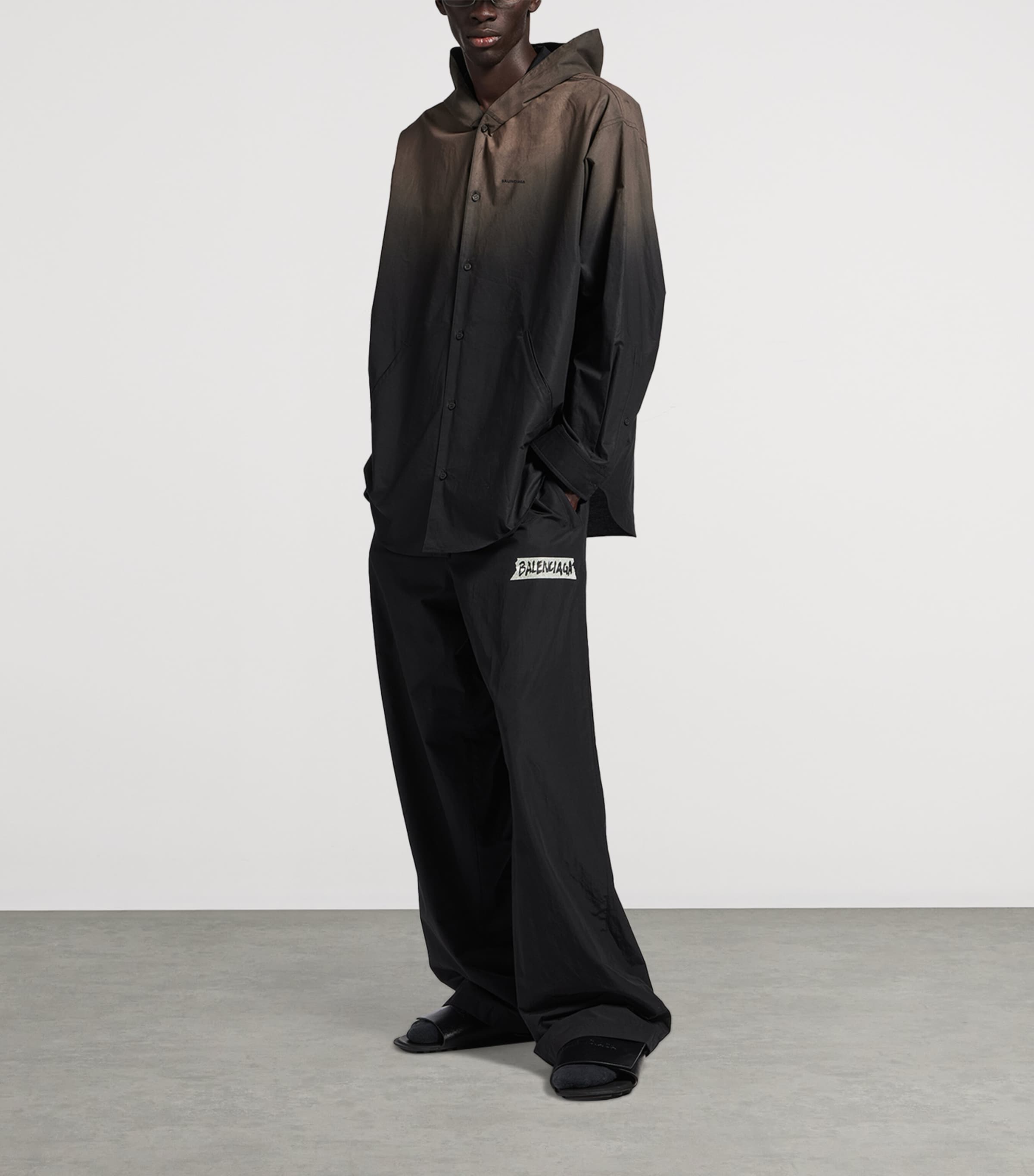 Hooded Ombré Shirt 1000 Image 2