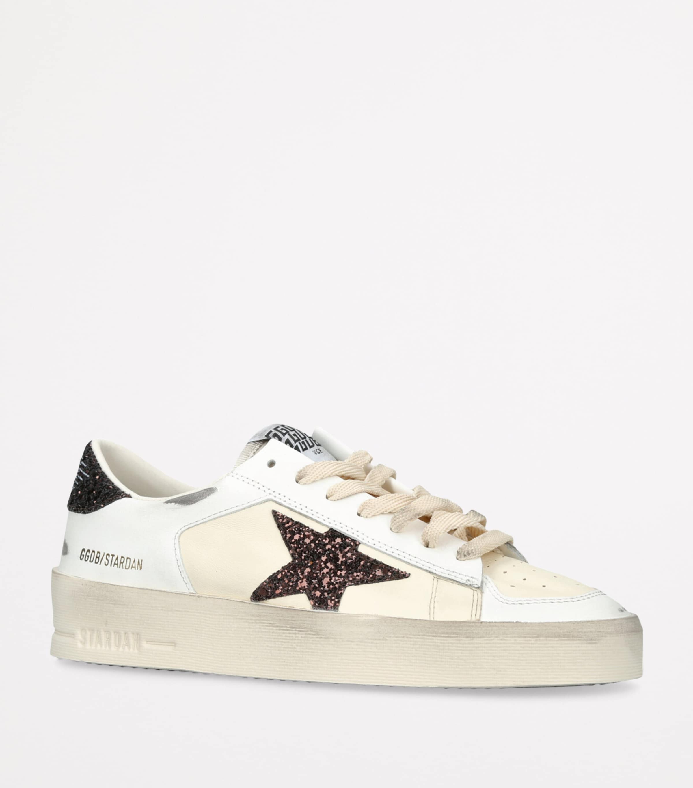 Golden Goose Leather Stardan Sneakers White/oth Image 3