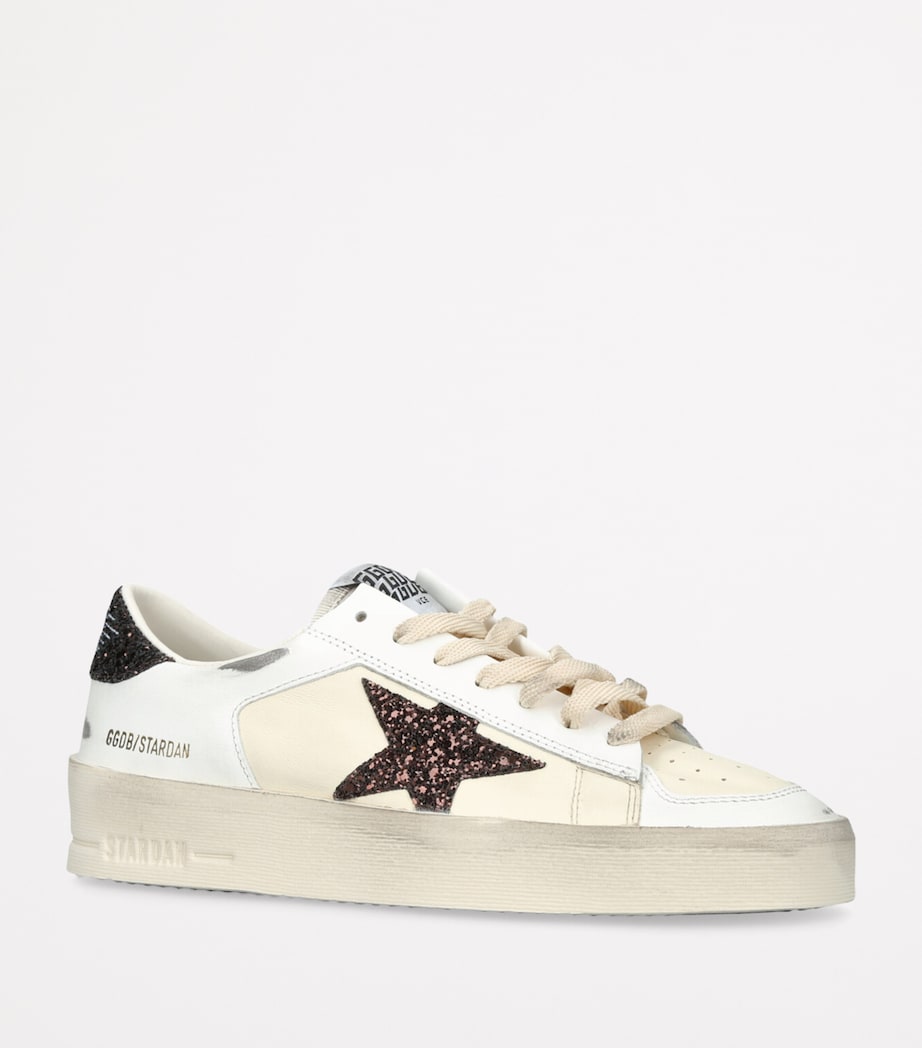 Golden Goose Leather Stardan Sneakers White/oth Image 3